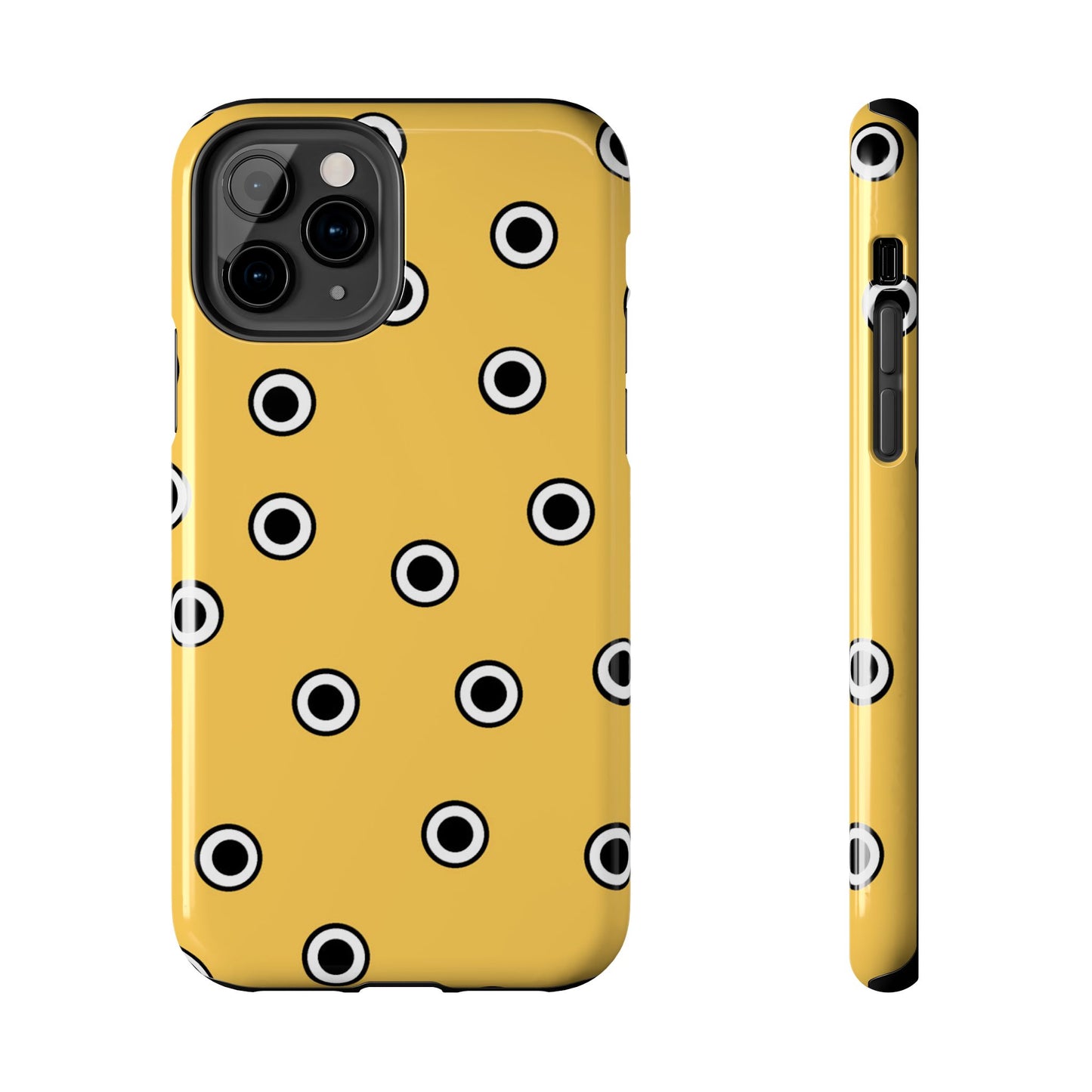 CD Dots Yellow / Black Phone Case