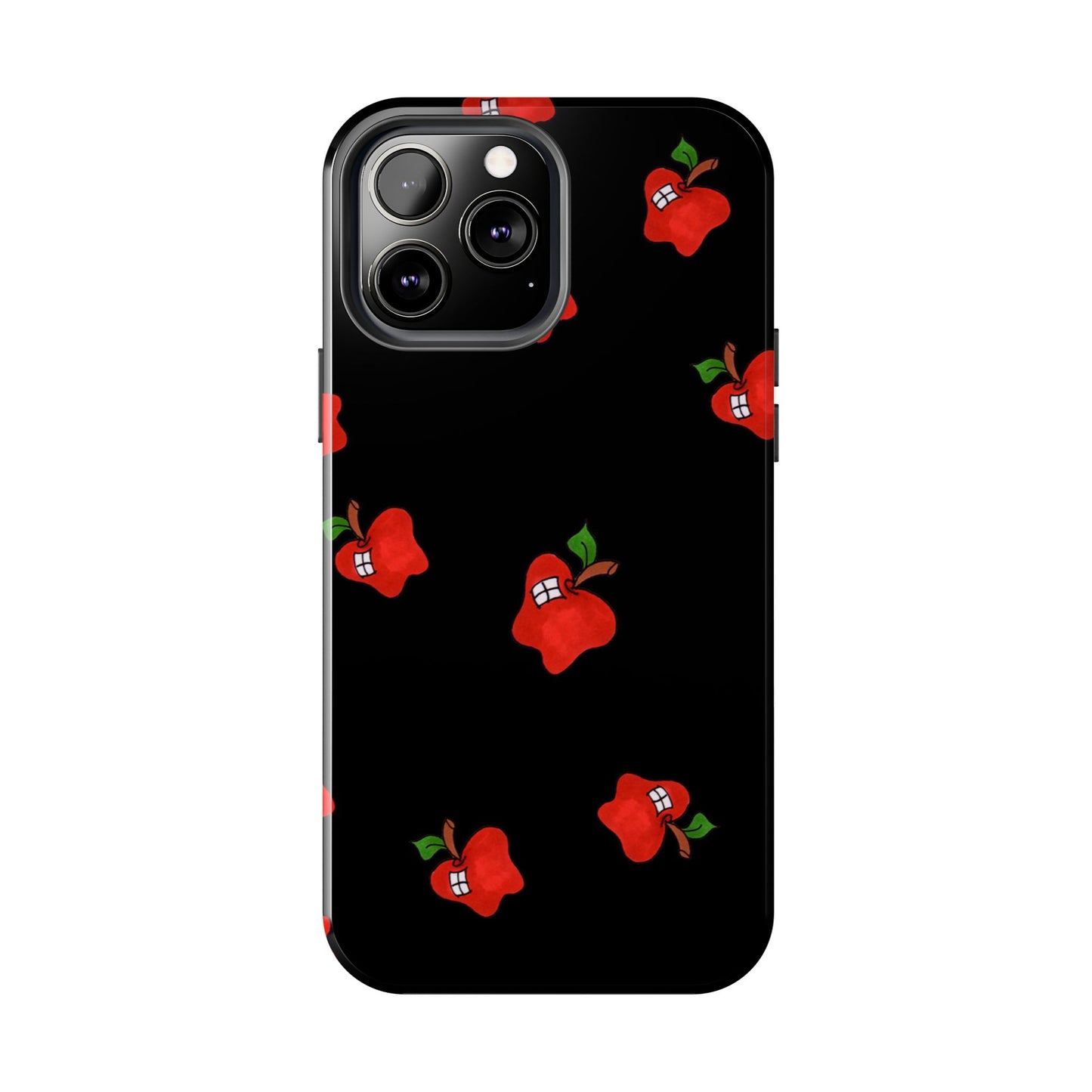 Flying Apples Black Phone Case
