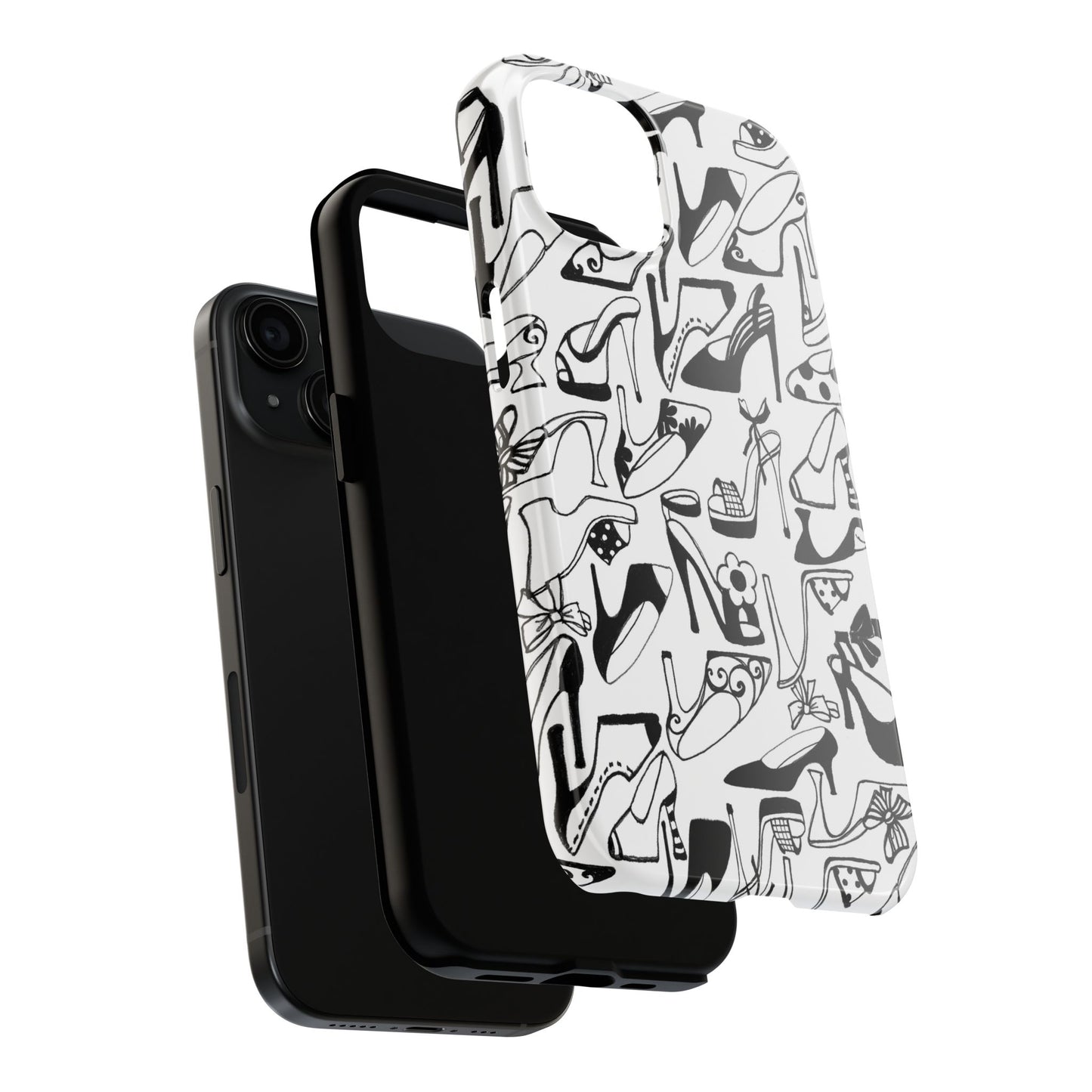 A Few Shoes White / Black Phone Case
