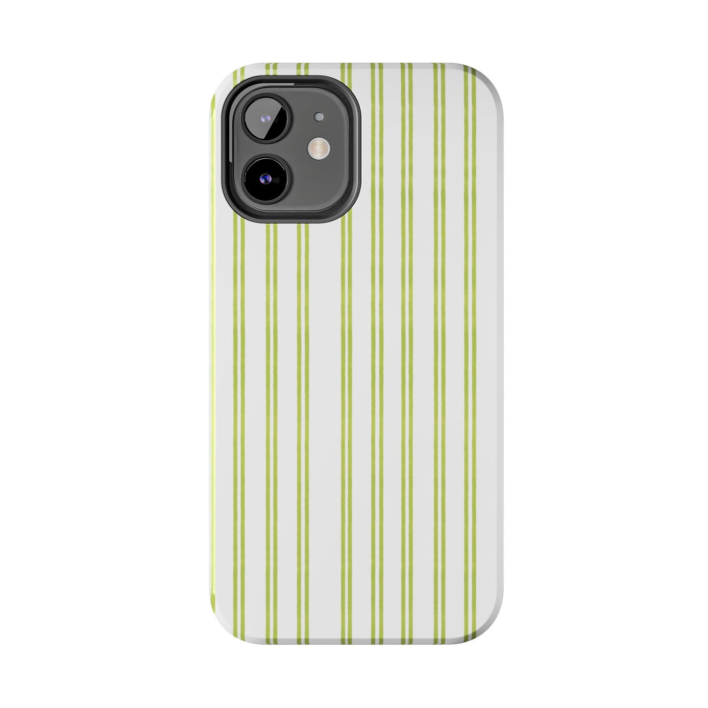 Green Double Stripe Phone Case