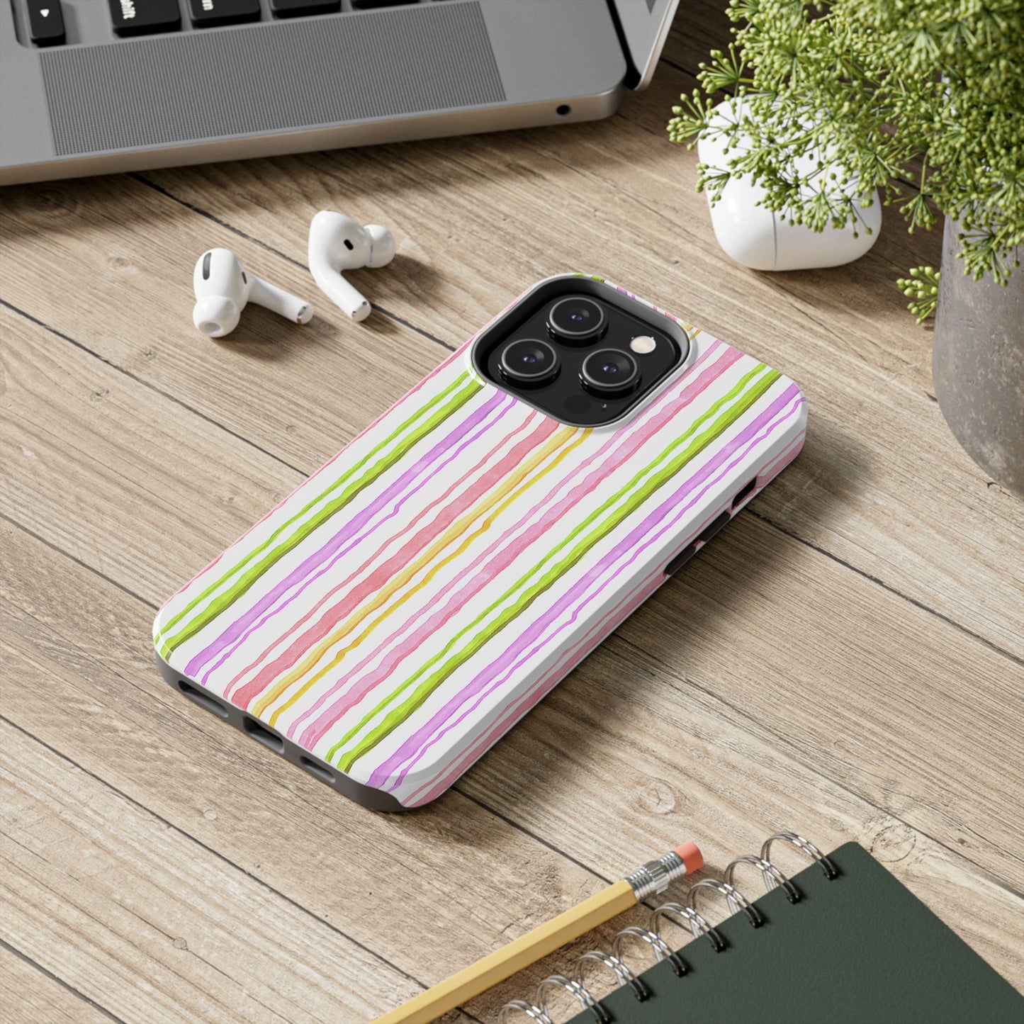 Cupcake Stripe Phone Case