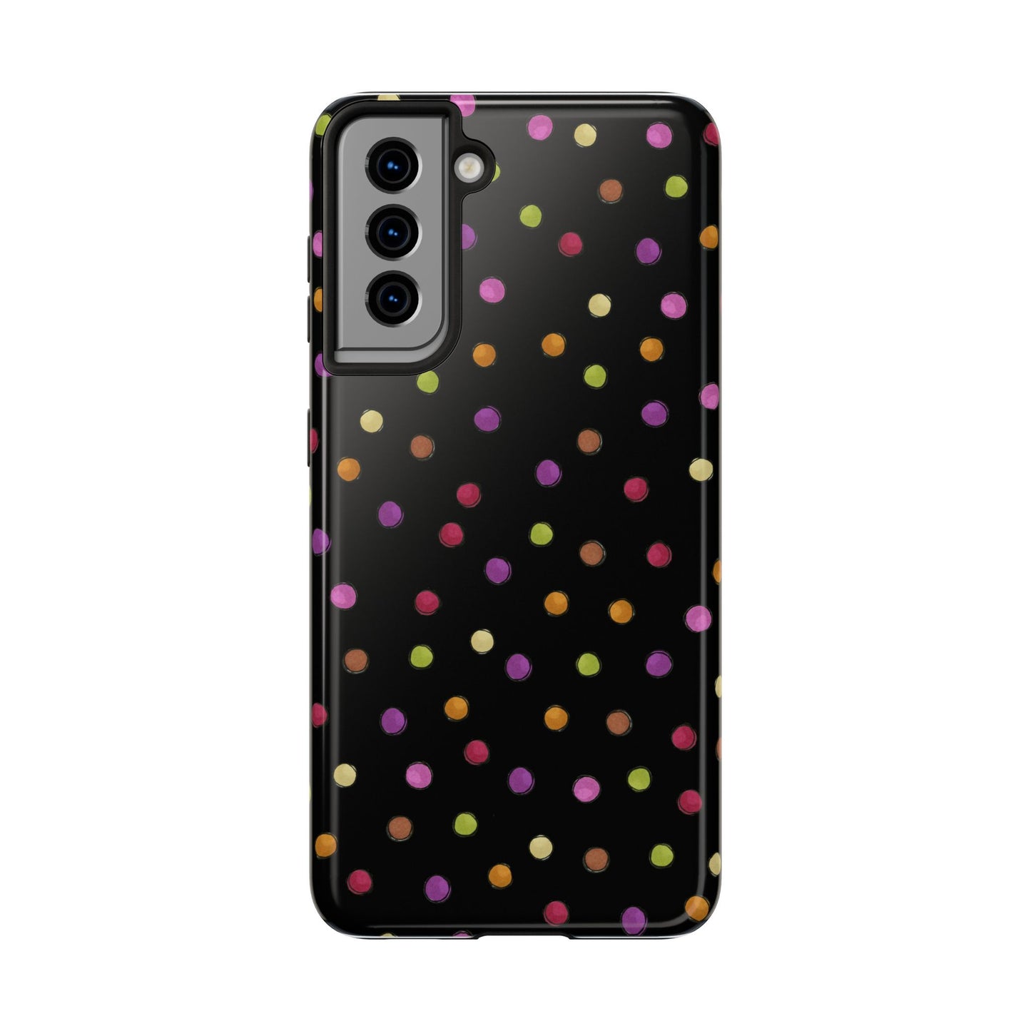 Tea Dot Black Phone Case