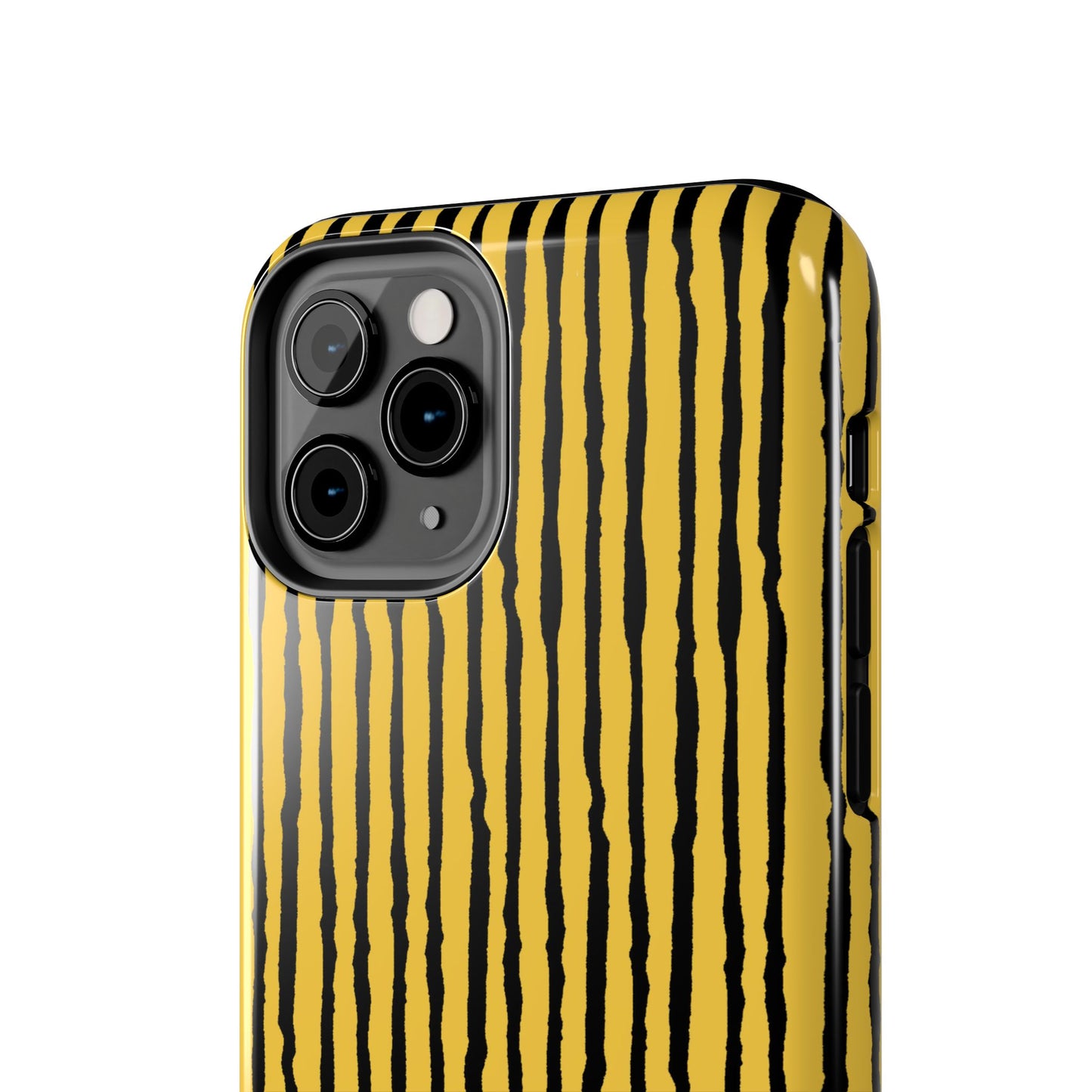 Sorta Stripe Yellow / Black Phone Case