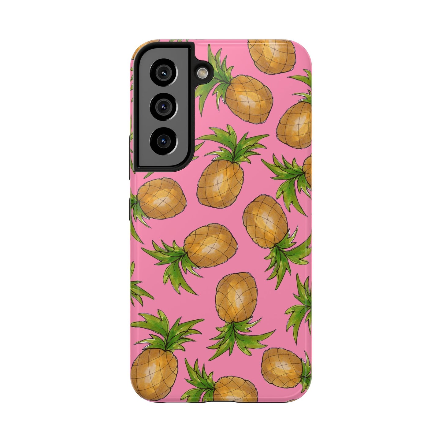 Pineapple Toss Pink Phone Case