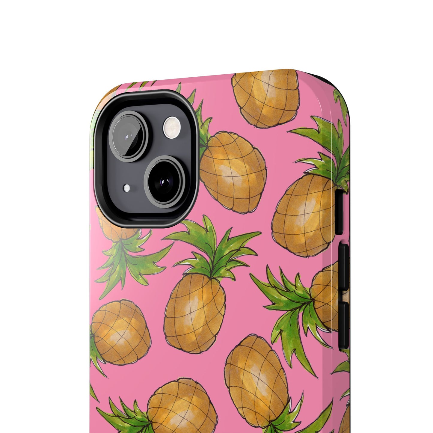 Pineapple Toss Pink Phone Case