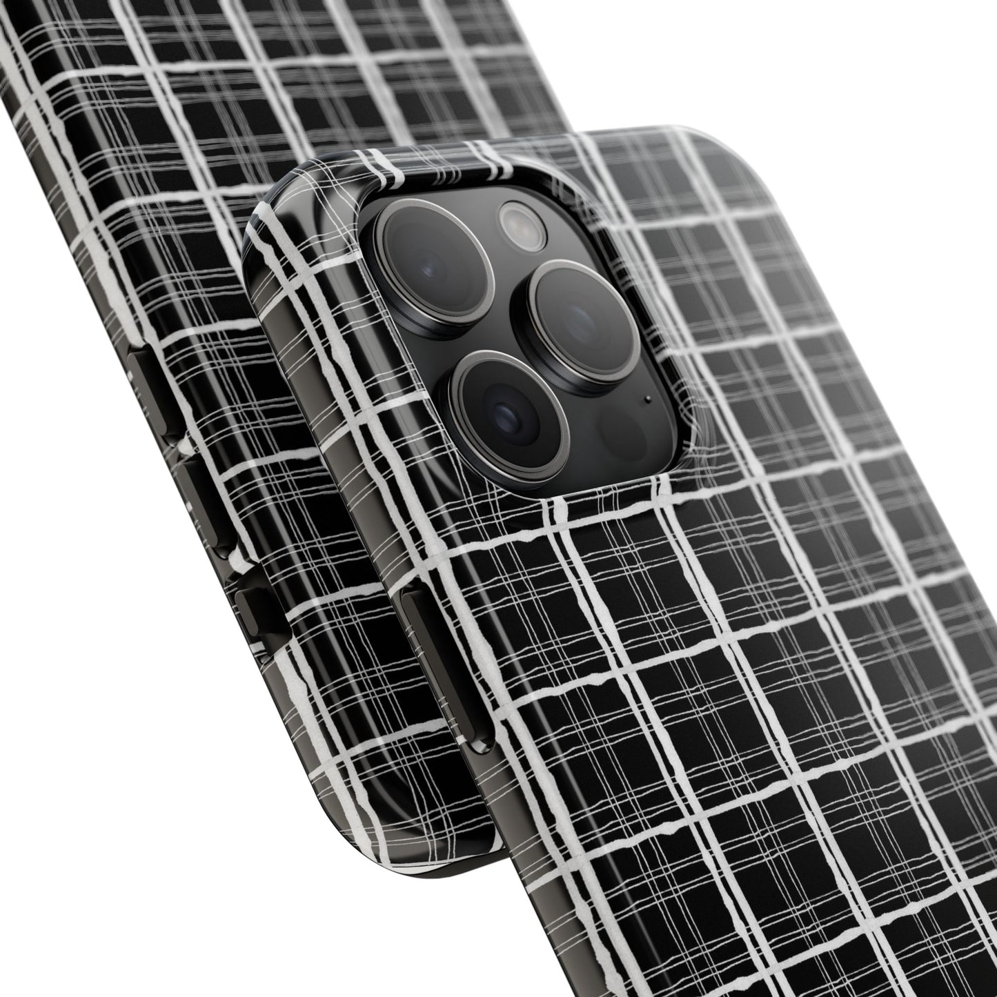 Sophistiplaid Black / White Phone Case