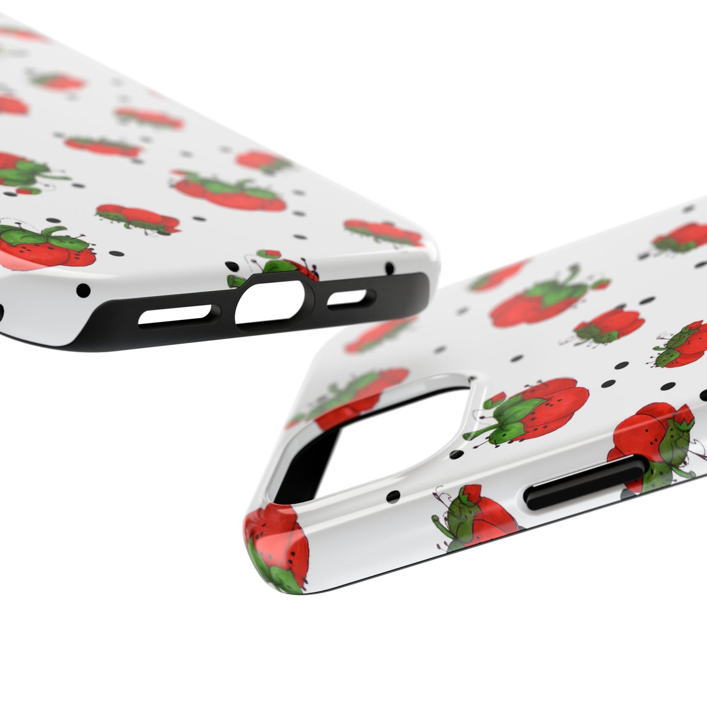 Pin Dots White Phone Case