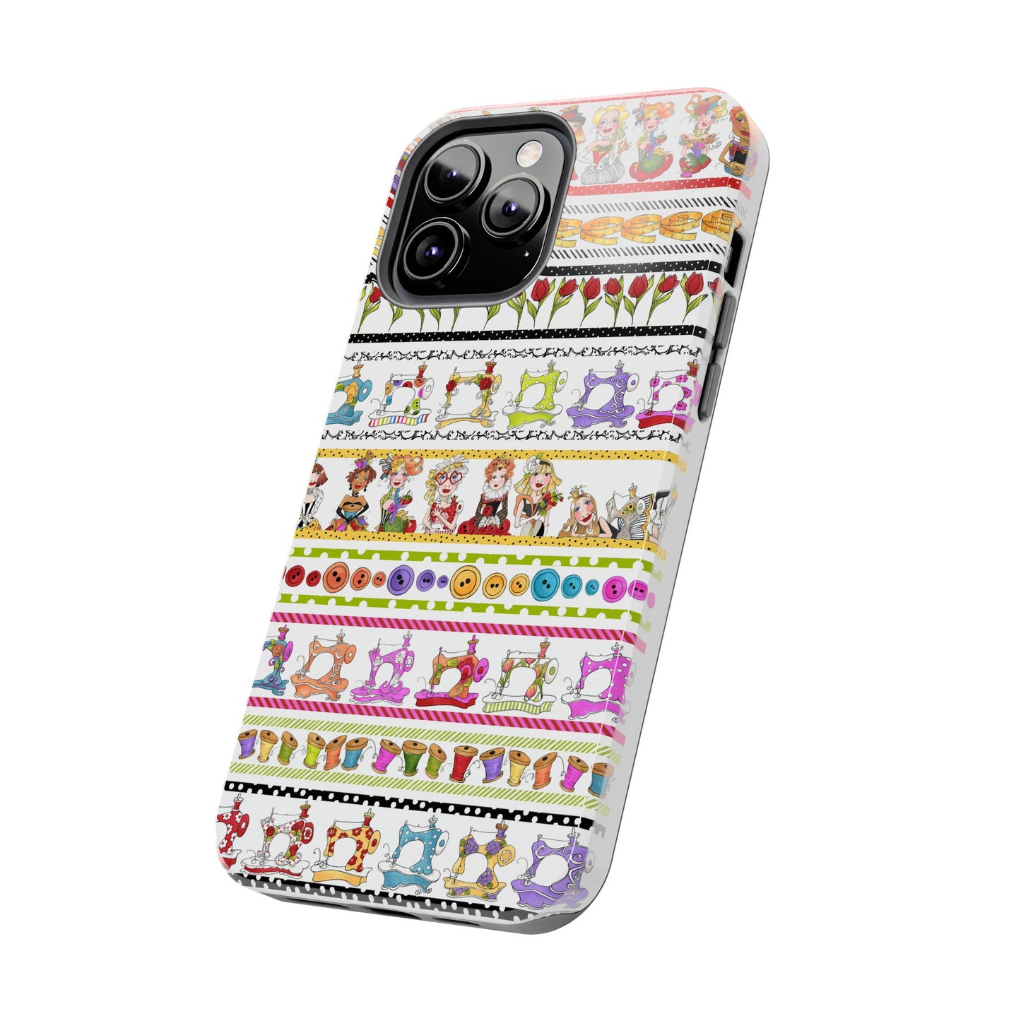 Curious Border White Phone Case