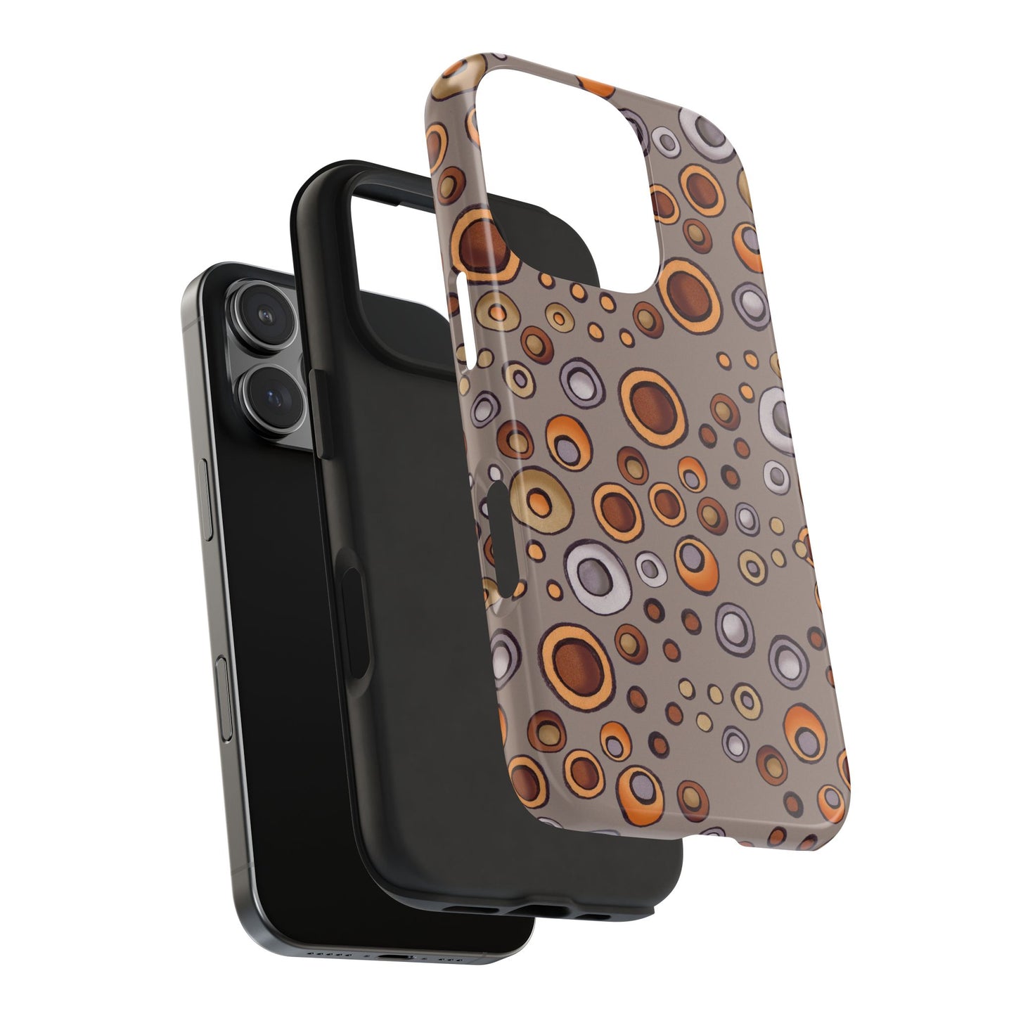 Doggy Dots Gray Phone Case