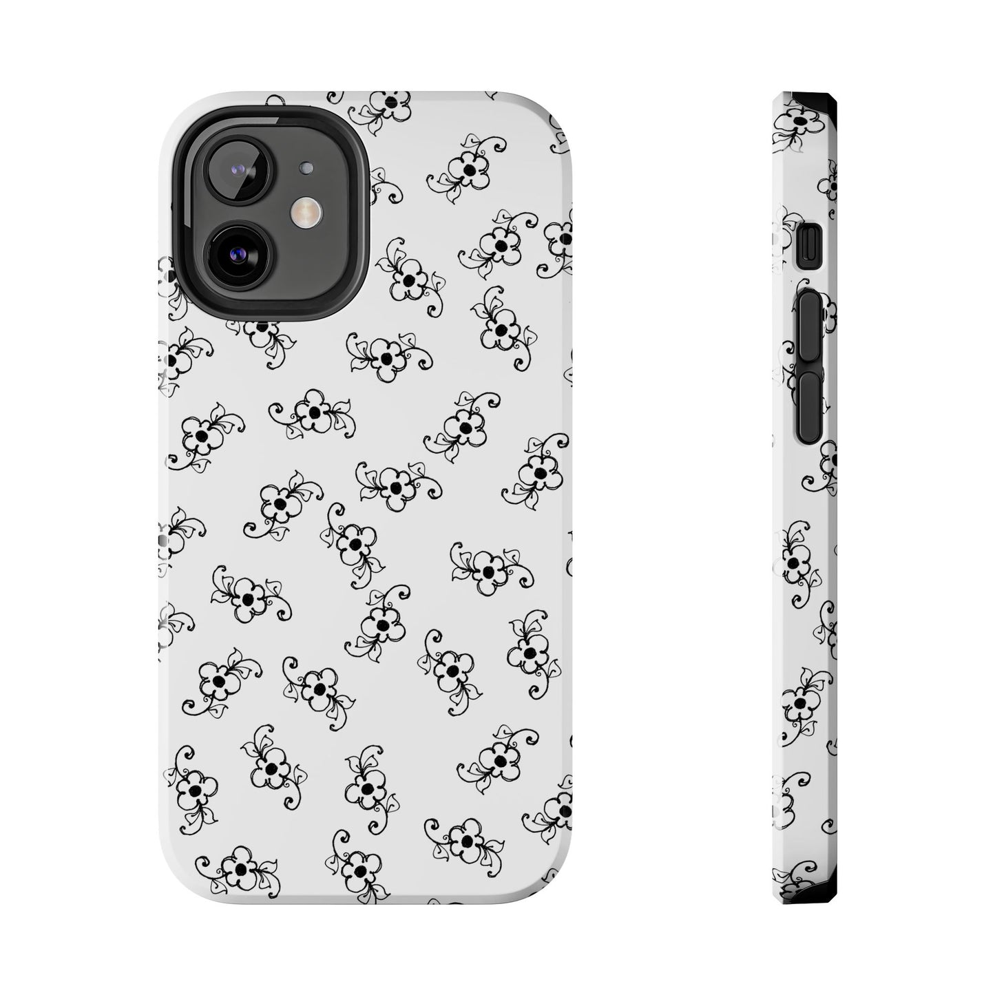 Favorite Daisies White / Black Phone Case