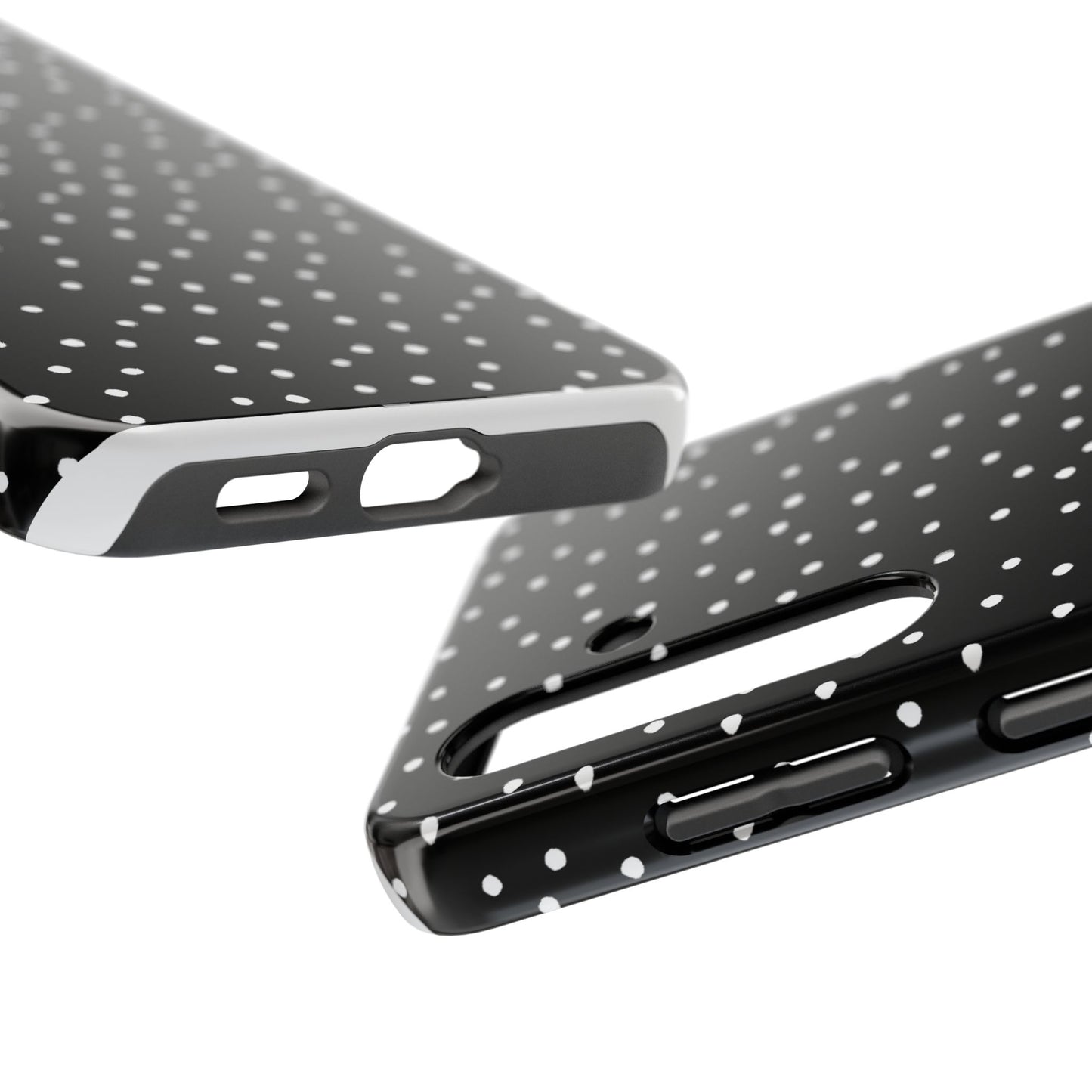 Dinky Dots Black / White Phone Case