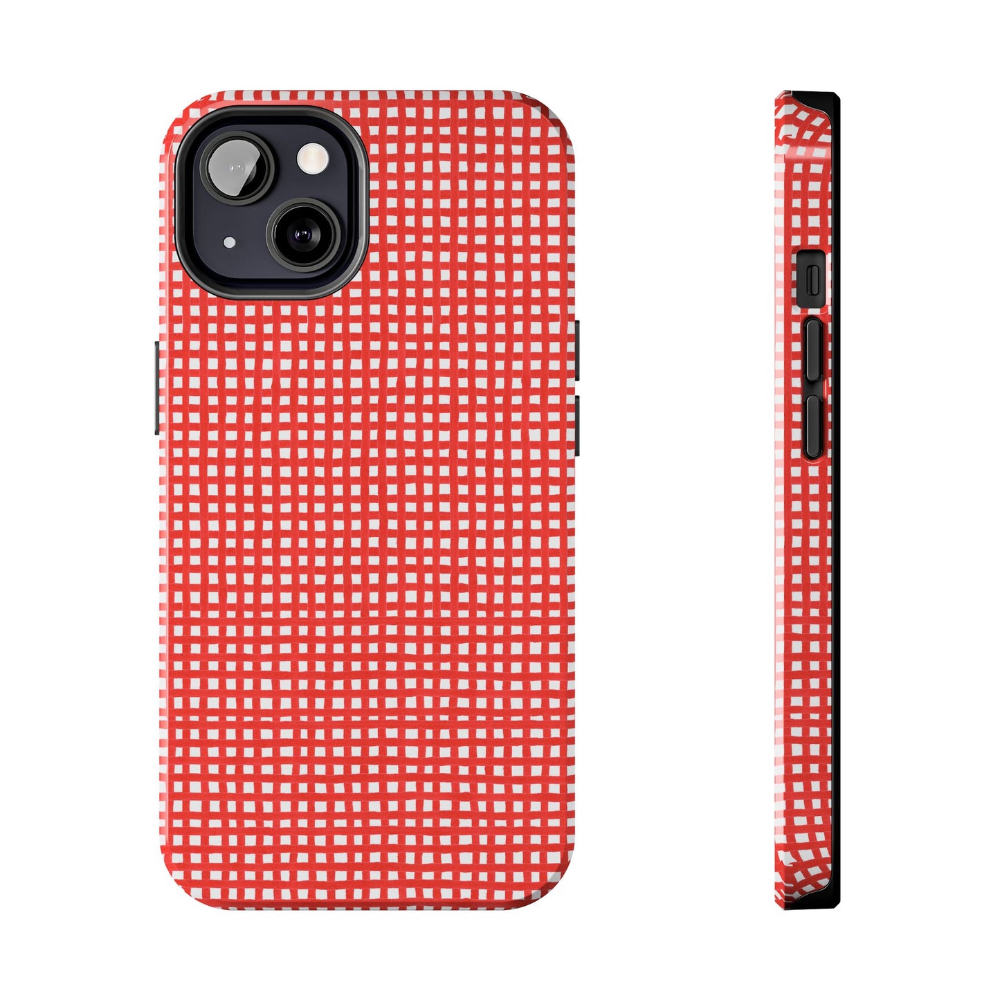 Chipper Check Red Phone Case