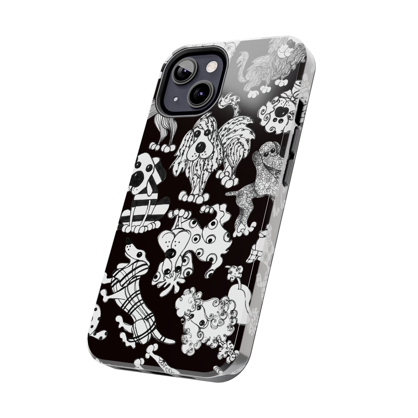 Dear Doggies Black Phone Case