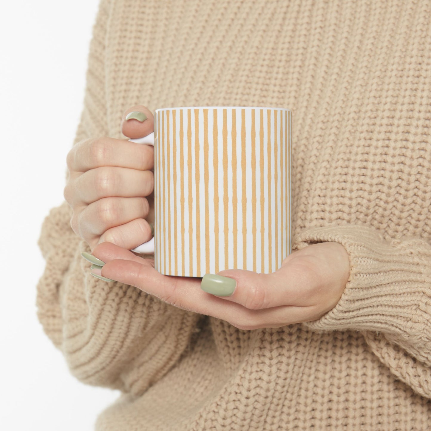 Lazy Stripe Yellow Cup