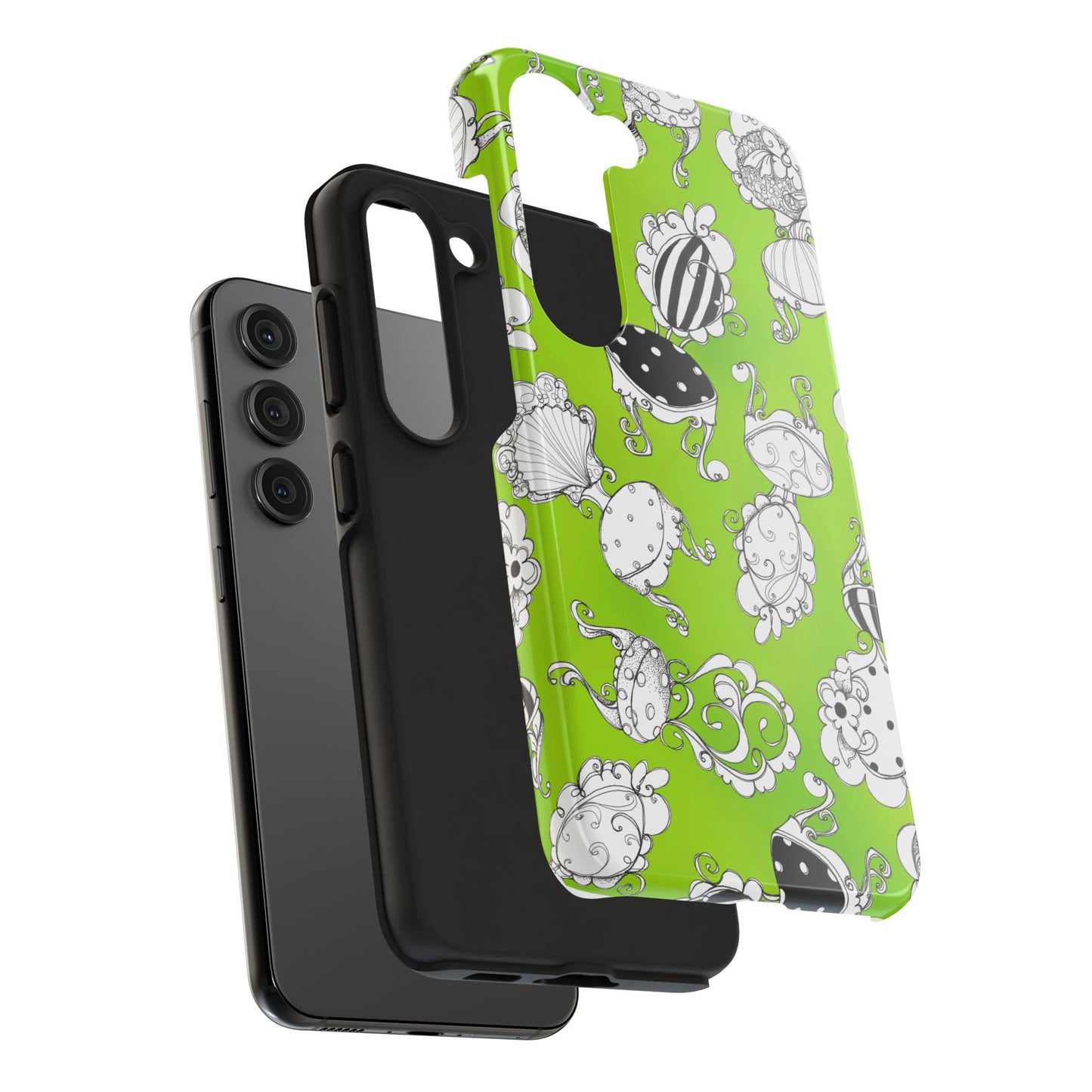Bistro Chairs Lime Phone Case