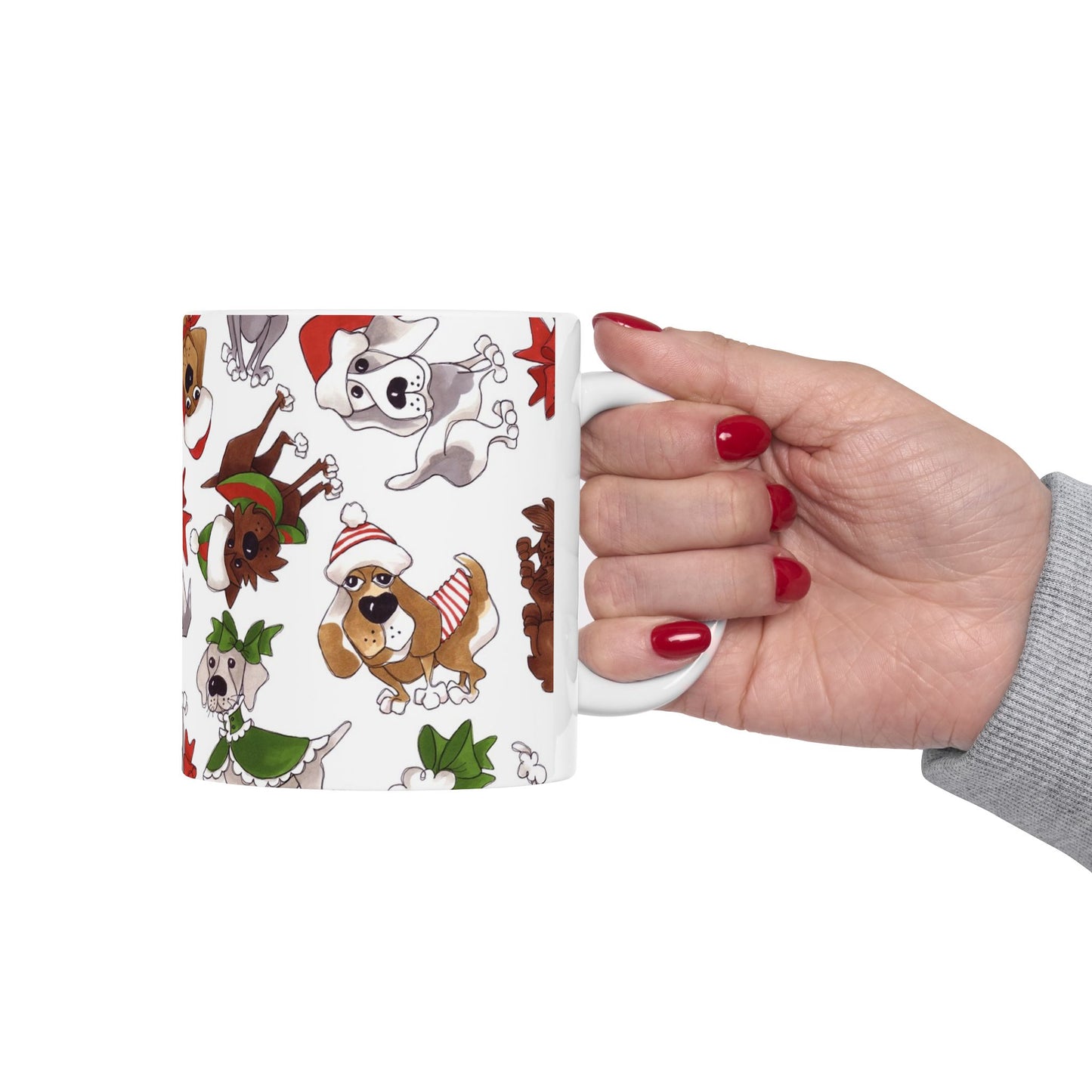 Doggie Toss White Cup