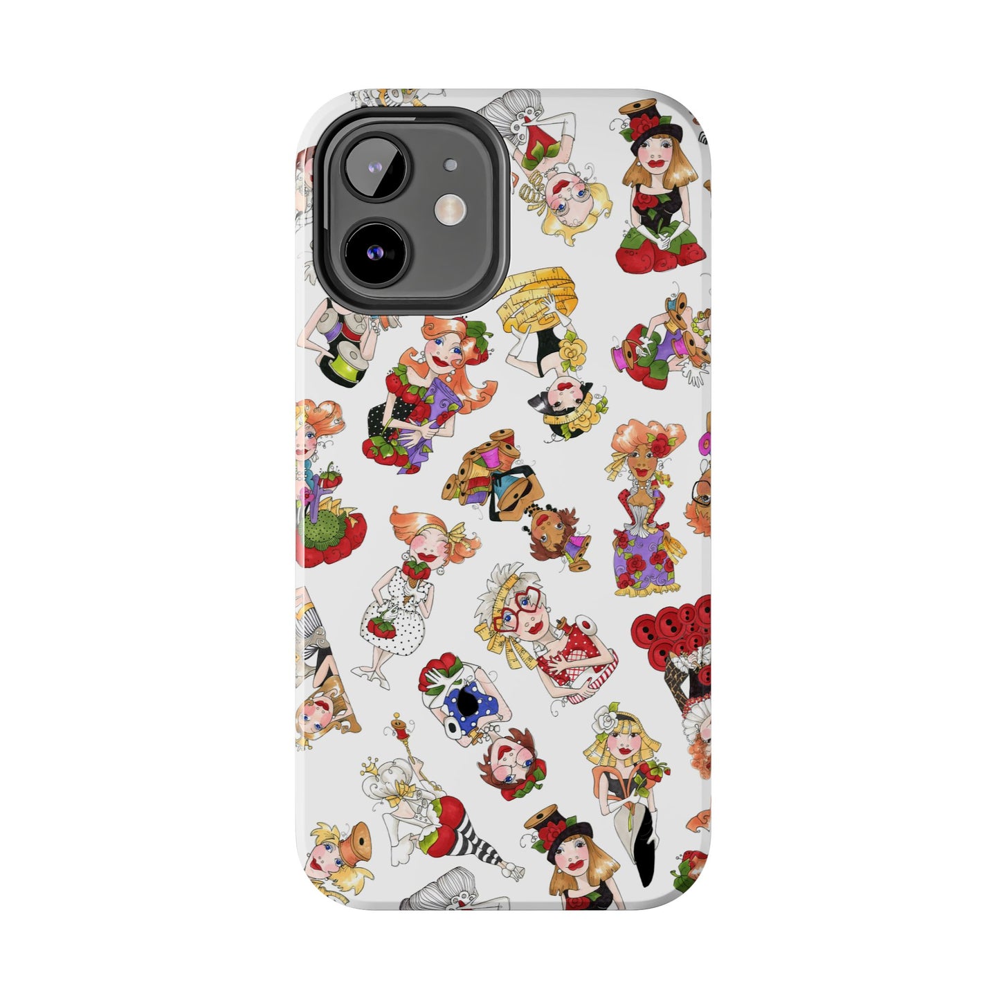 Curious Toss White Phone Case