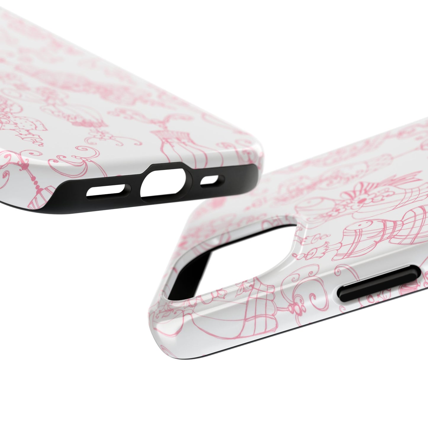 Mannequinique White / Pink Phone Case
