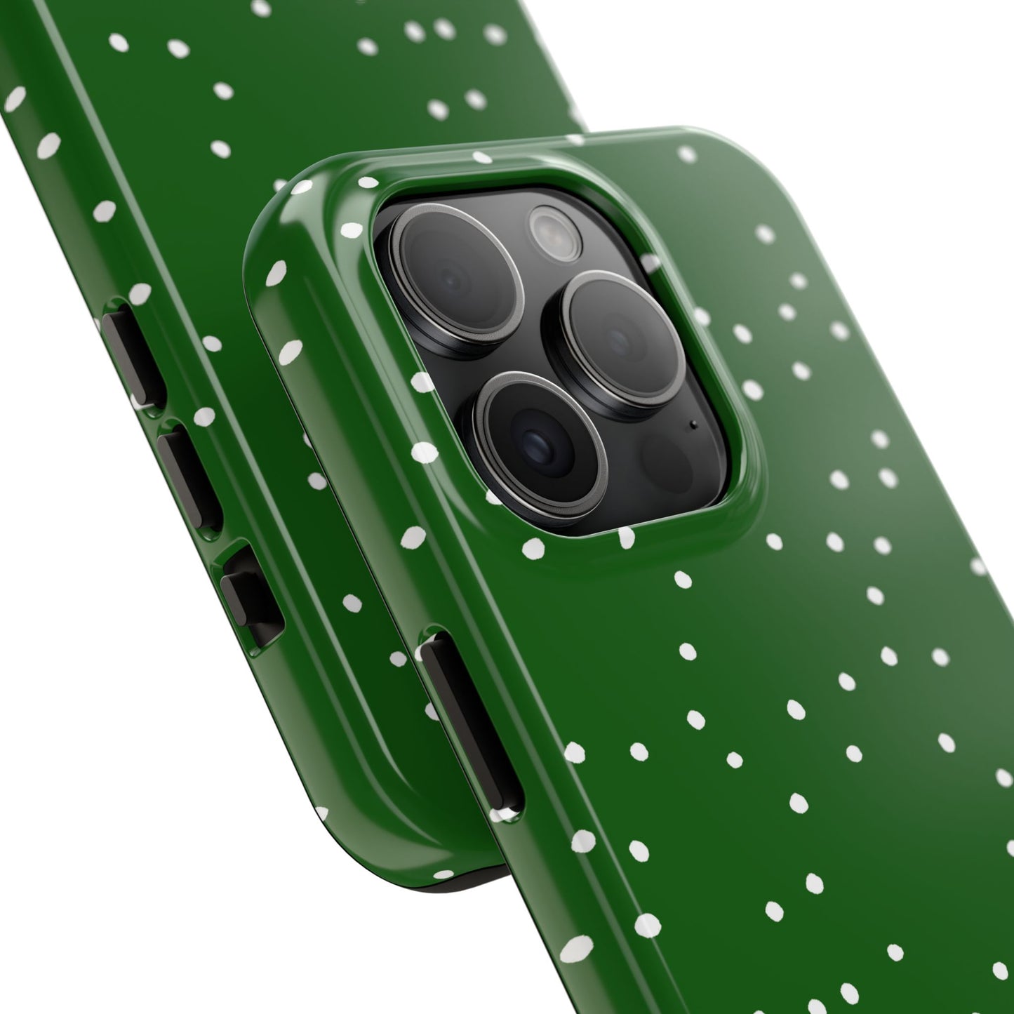 Dinky Dots Green / White Phone Case