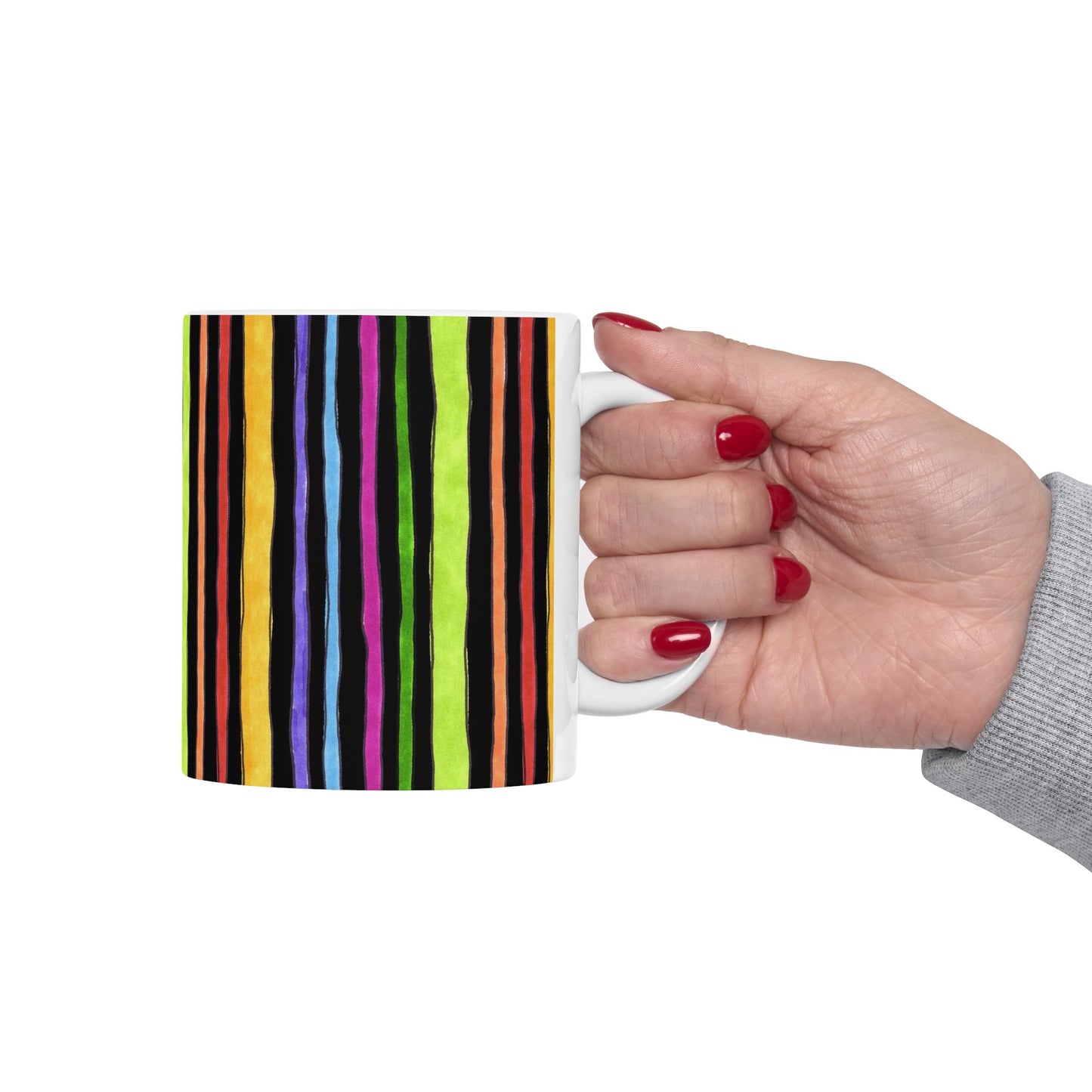 Stripe Fancy Black Cup