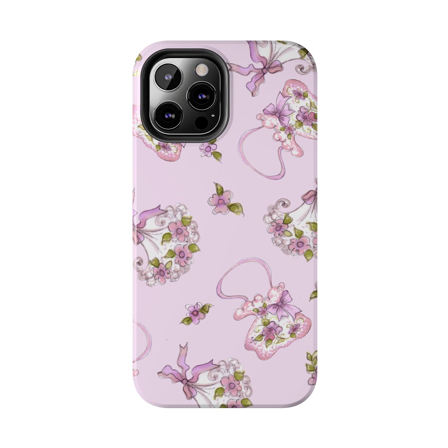Flower Model Hand Bag Phone Case