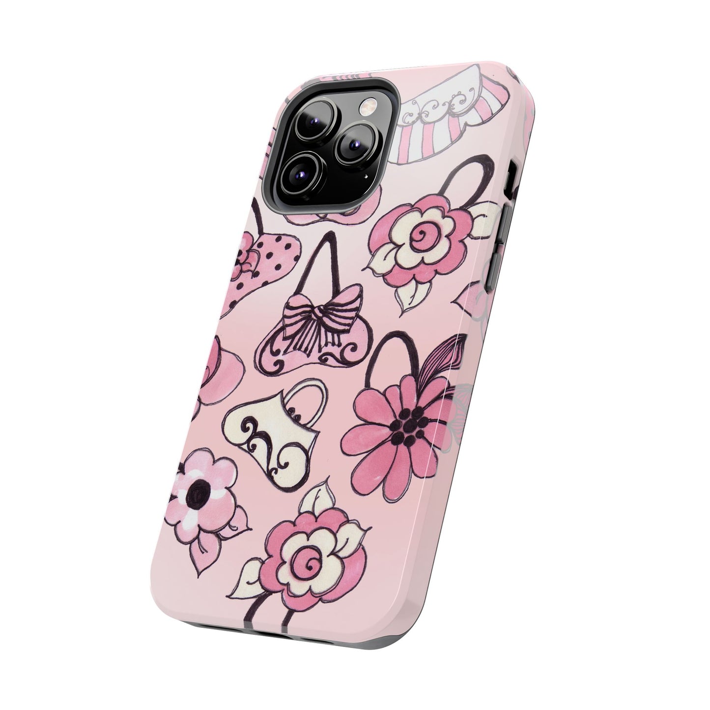 Cat Bags Pink Phone Case