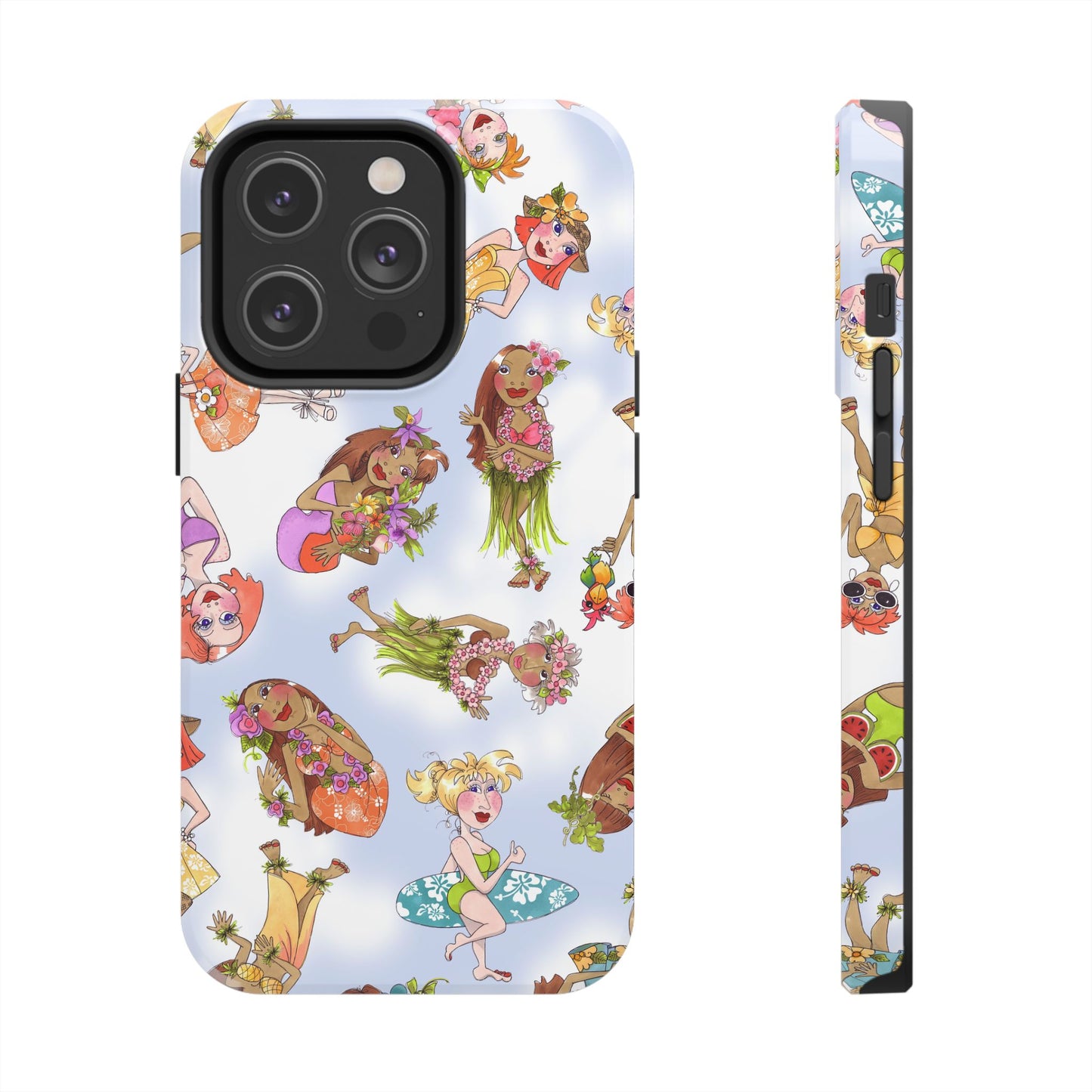 Island Toss Blue Sky Phone Case