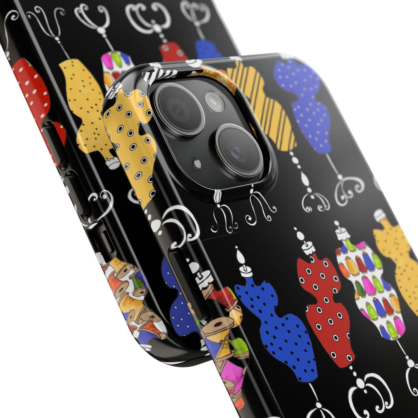 Go Figure Black / Multi Phone Case