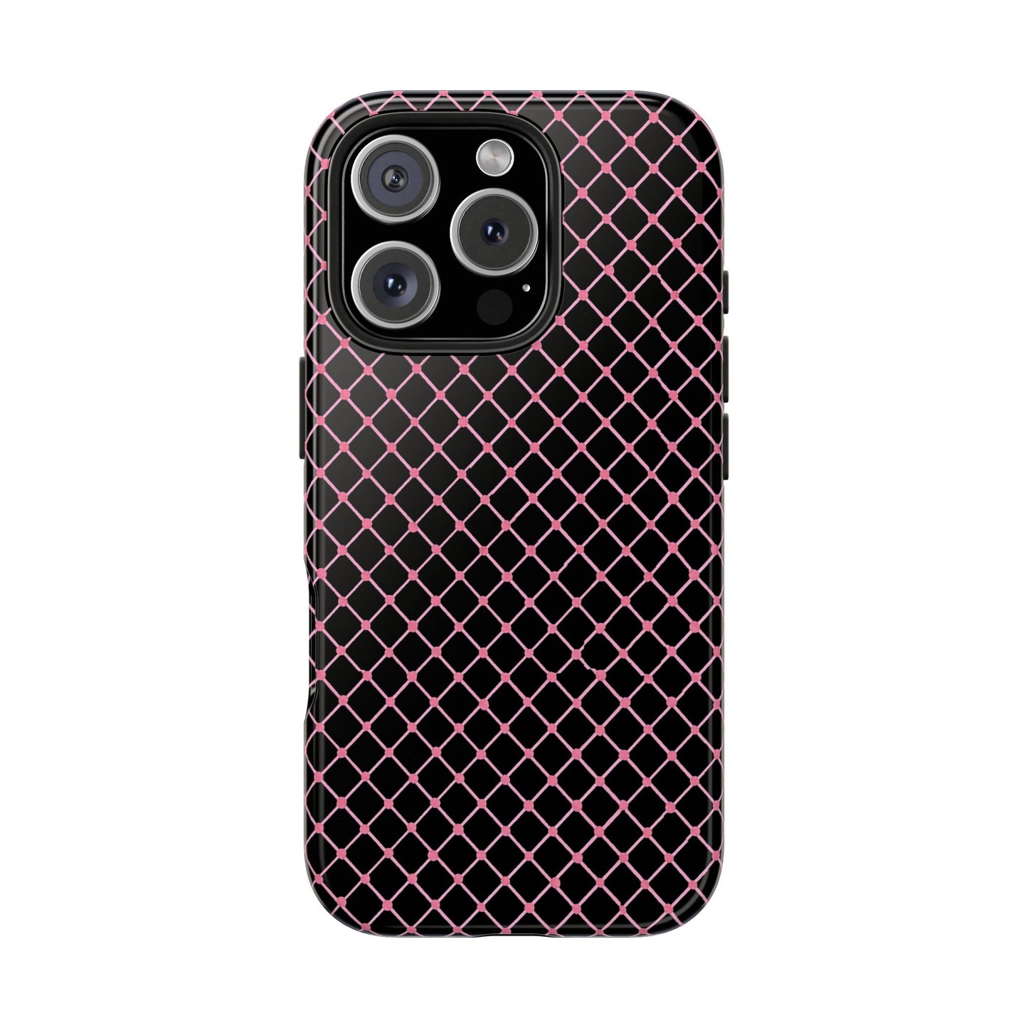 Cyclone Fence Black / Pink Phone Case