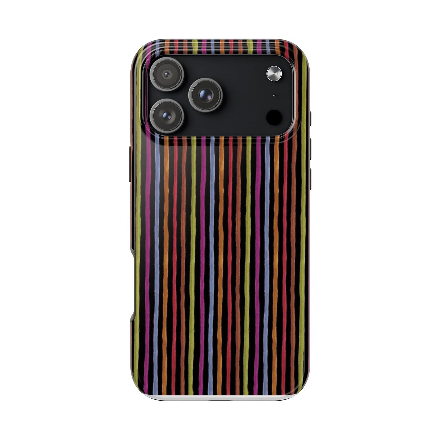 Stripe Black Phone Case
