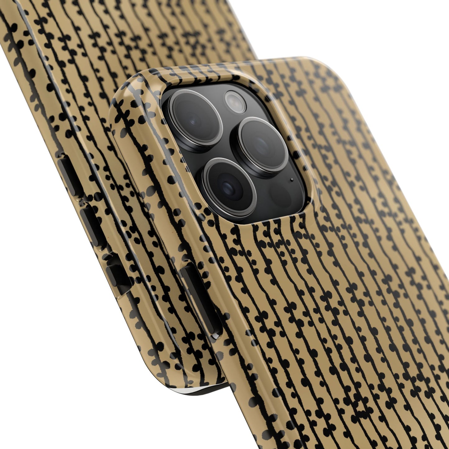 Loopy Stripe Tan Phone Case