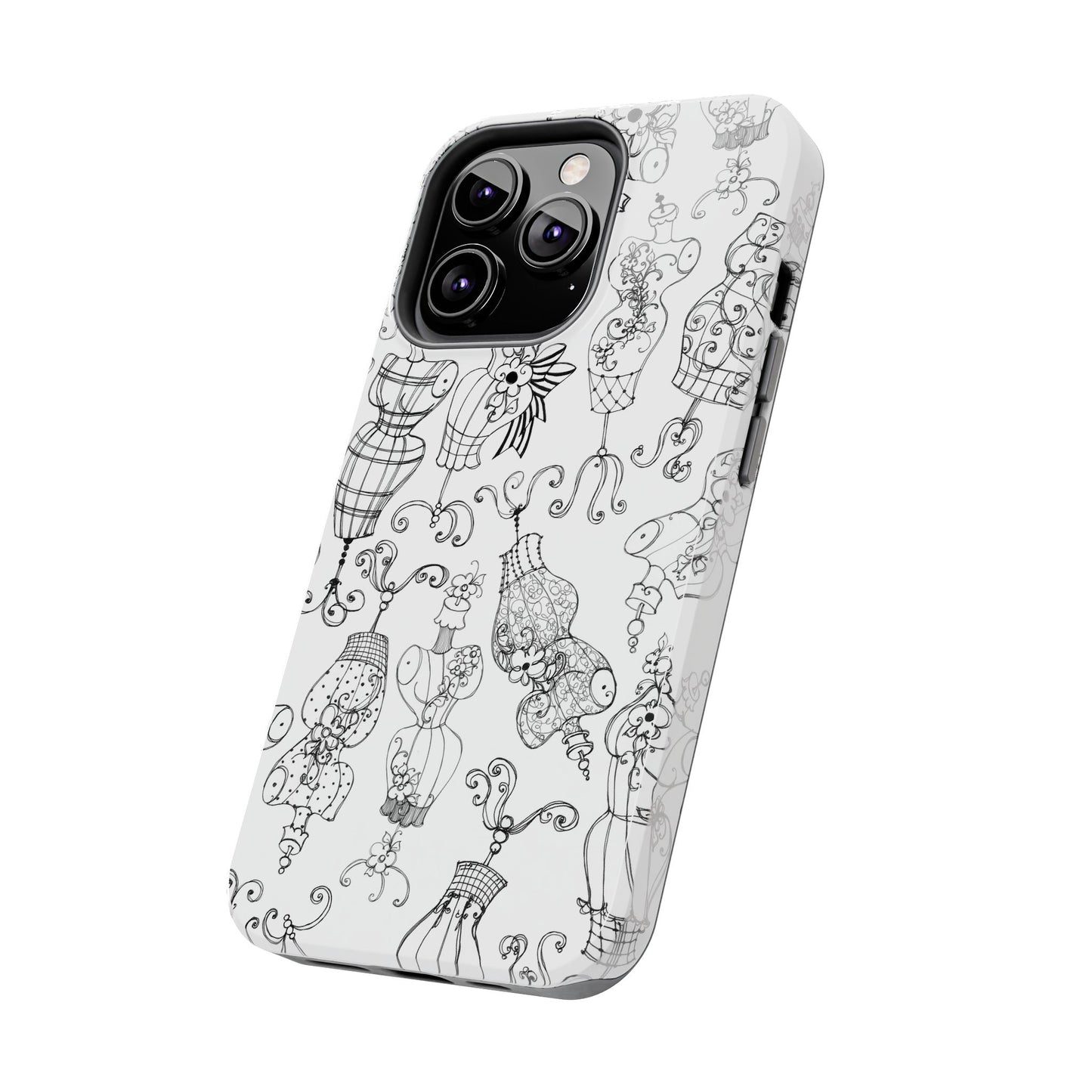 Mannequinique White / Black Phone Case