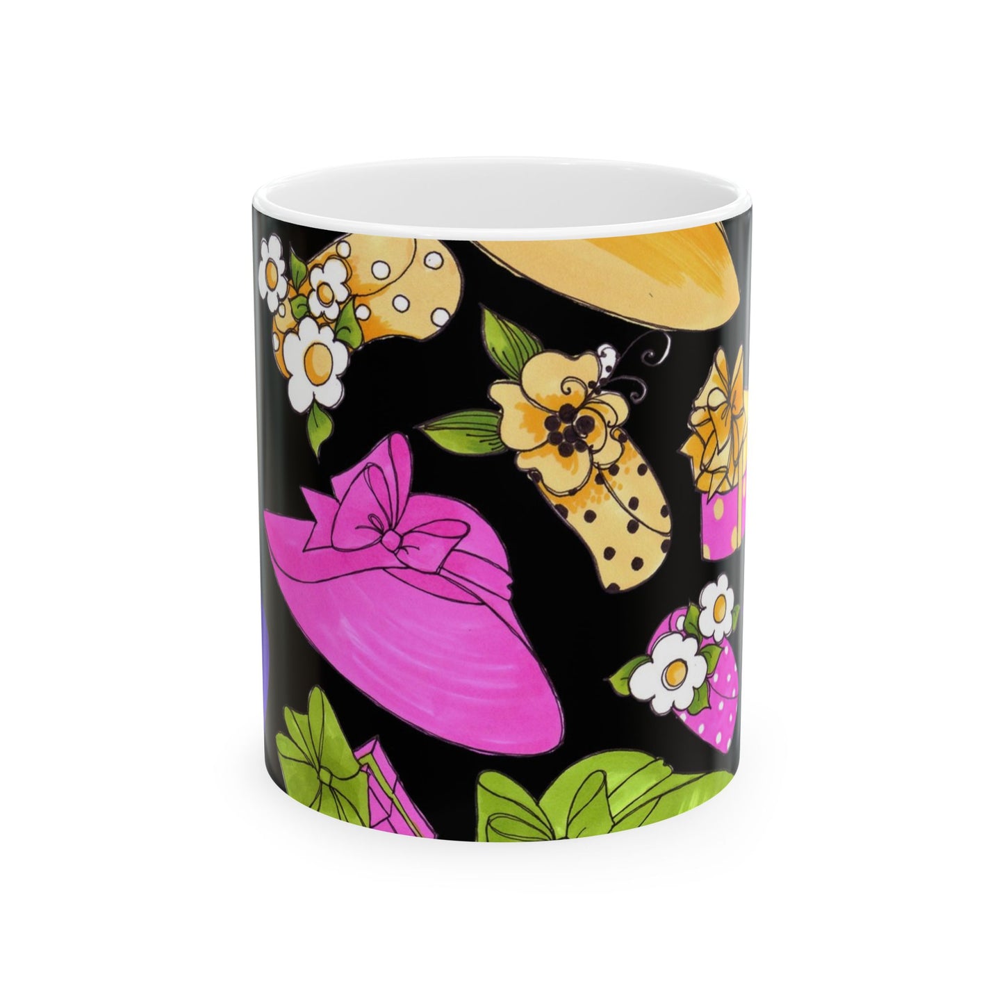 Accessories Tossed Black Cup