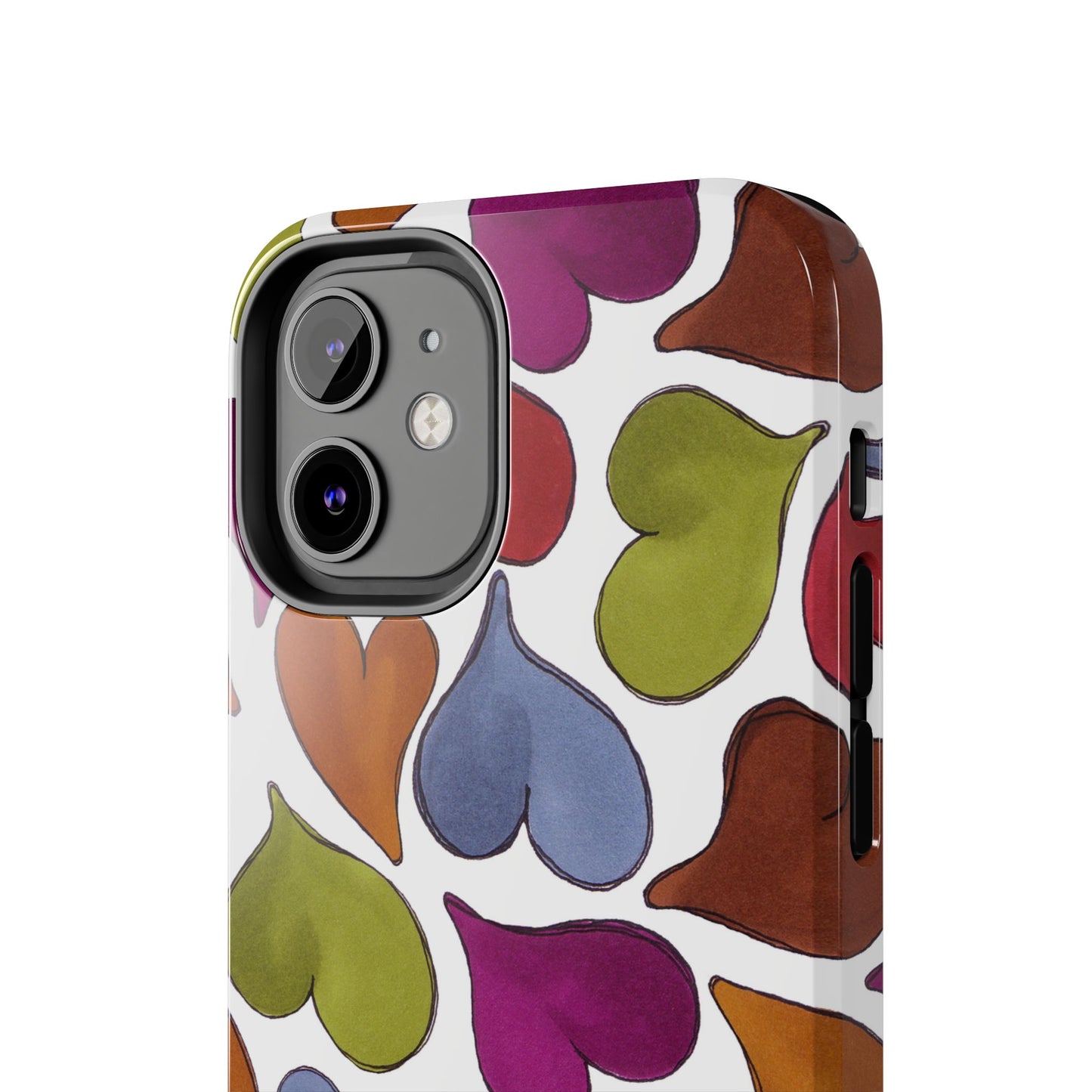 Big Hearted White Phone Case