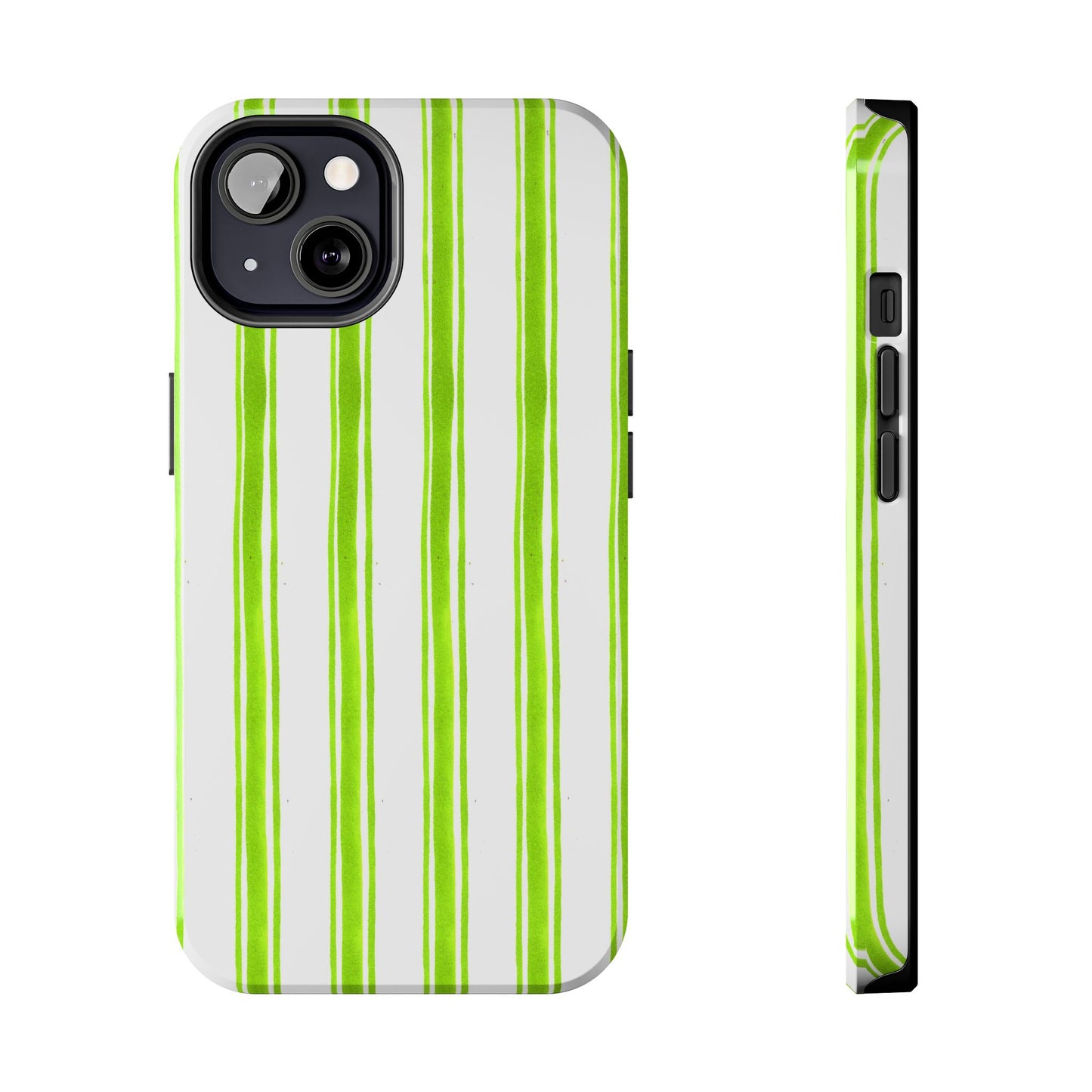 Awning Stripe Lime Phone Case