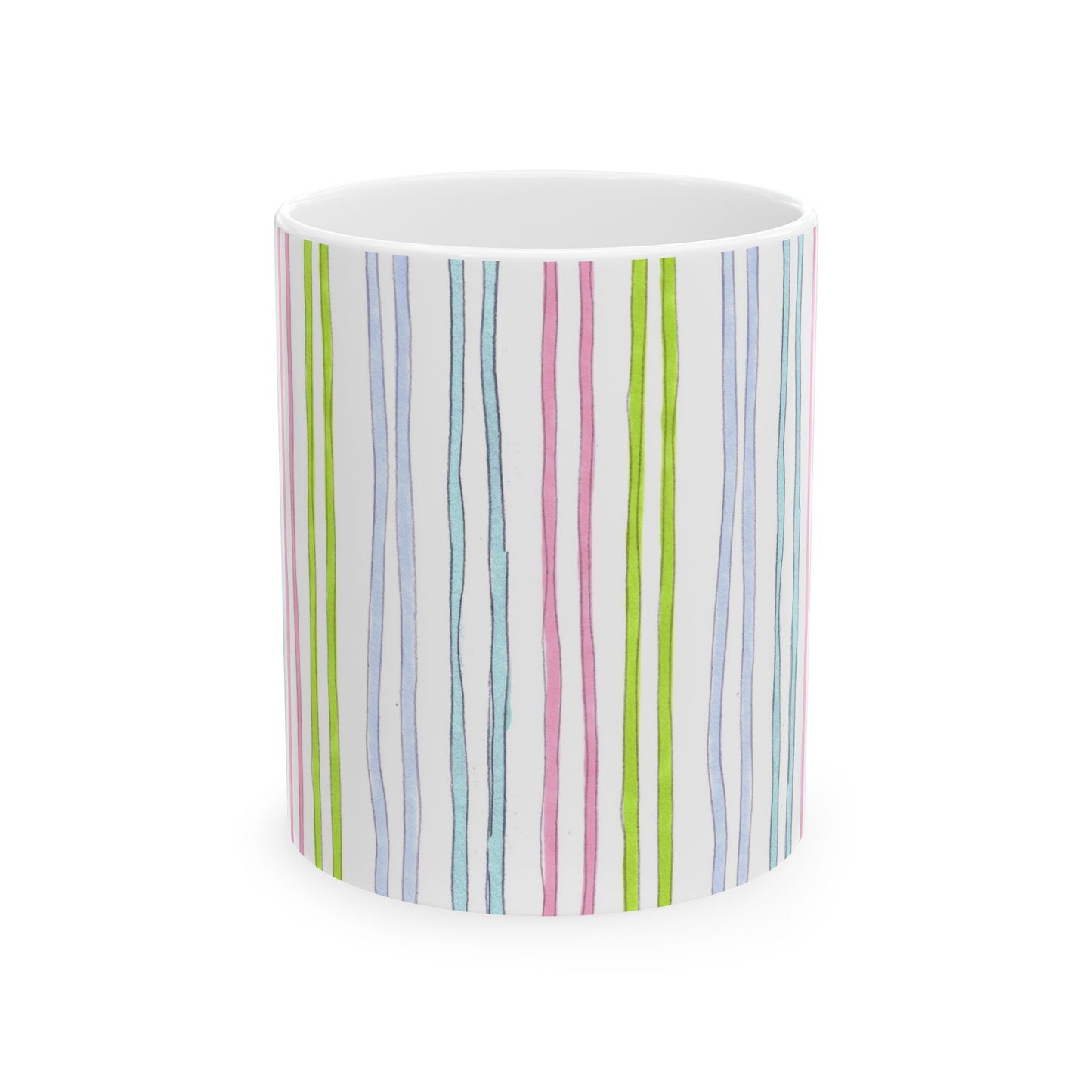 Belle Stripe White Cup