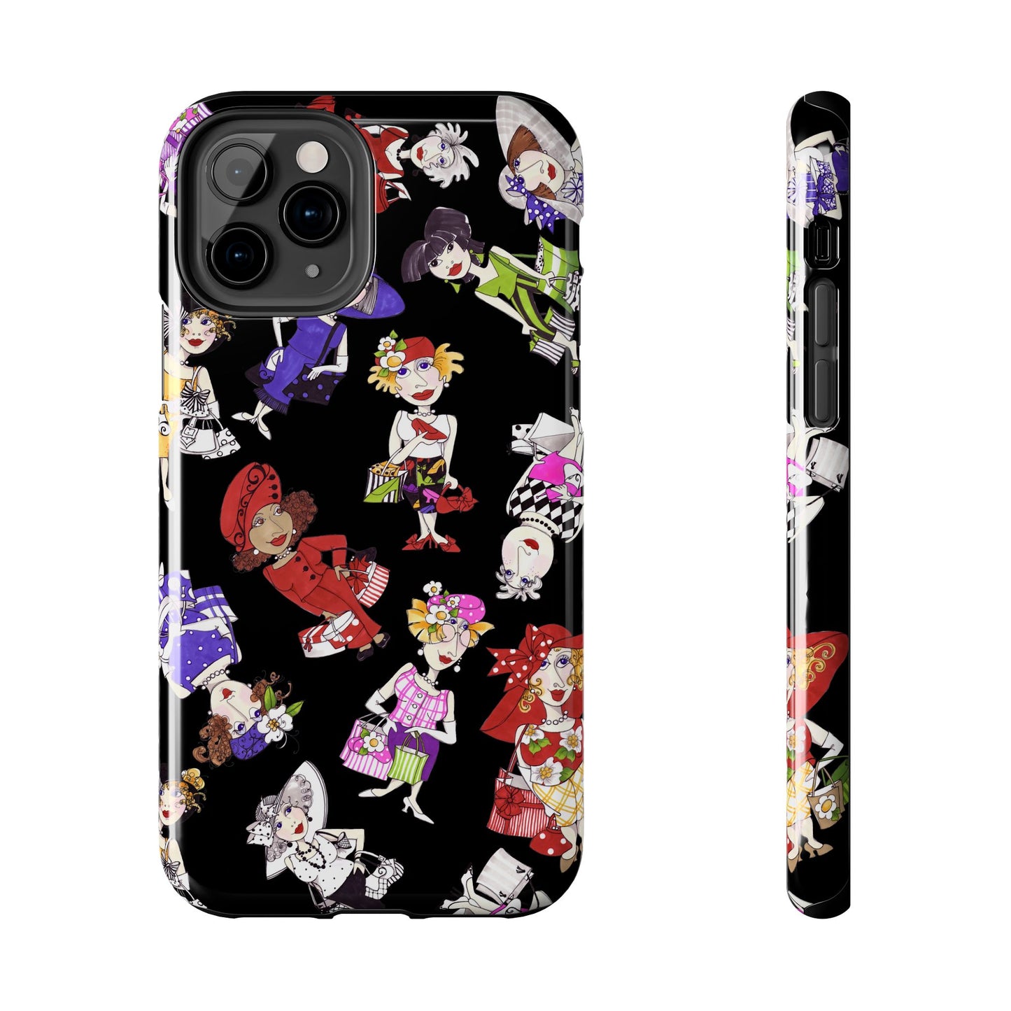 Gone Shopping Tossed Black Phone Case