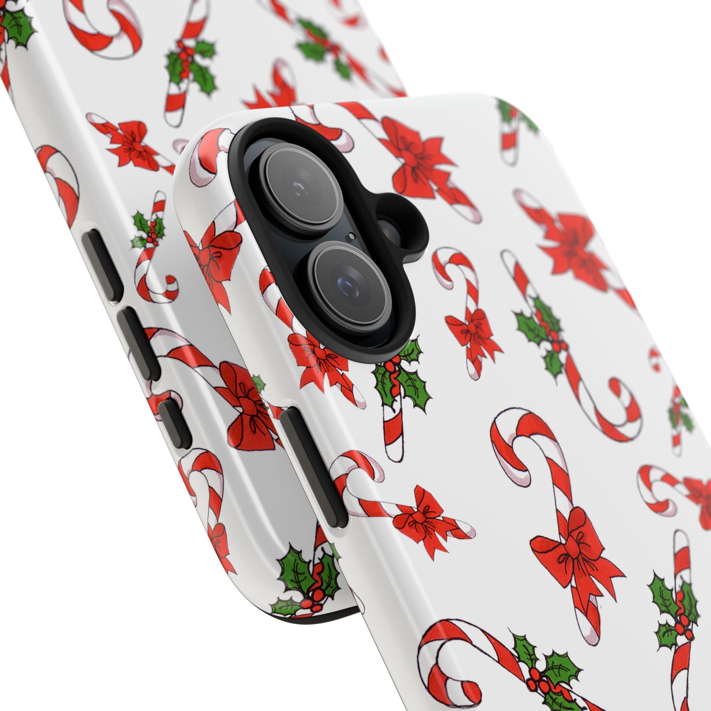 Candy Cane Crowd White Phone Case
