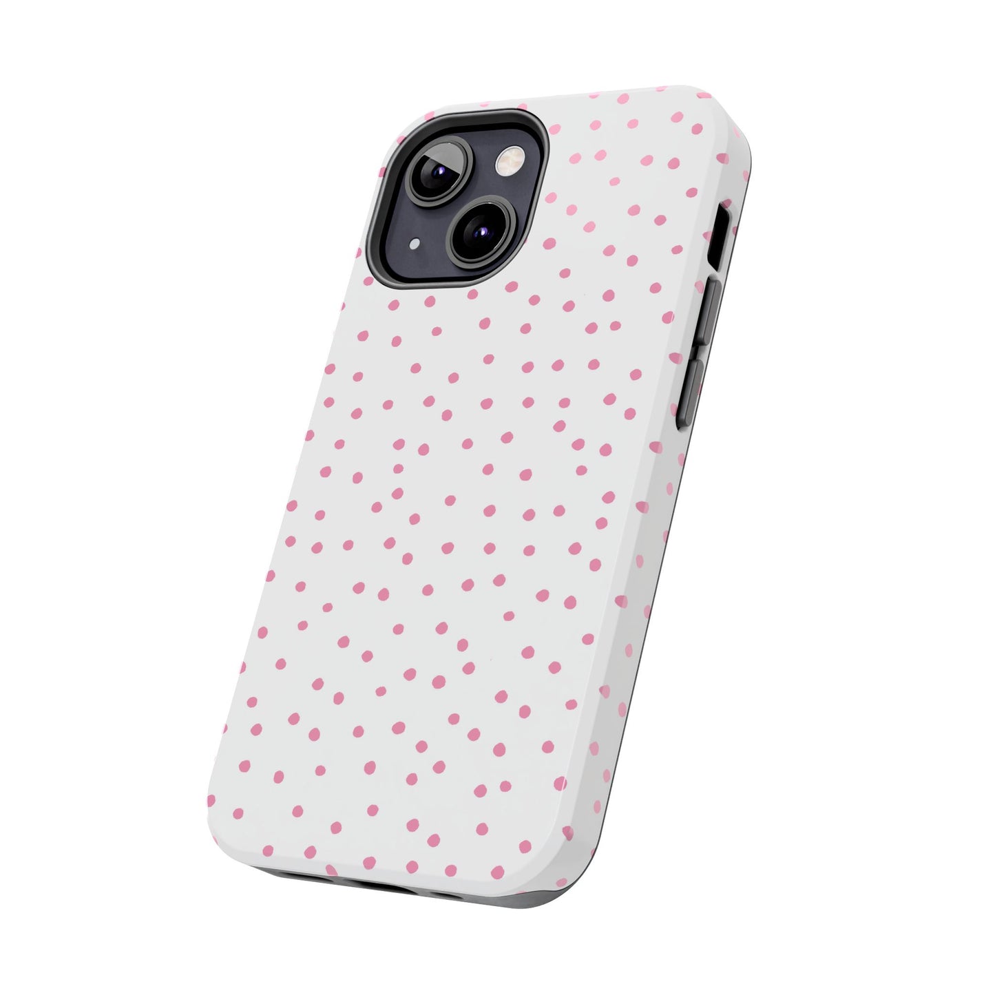Dinky Dots White / Pink Phone Case