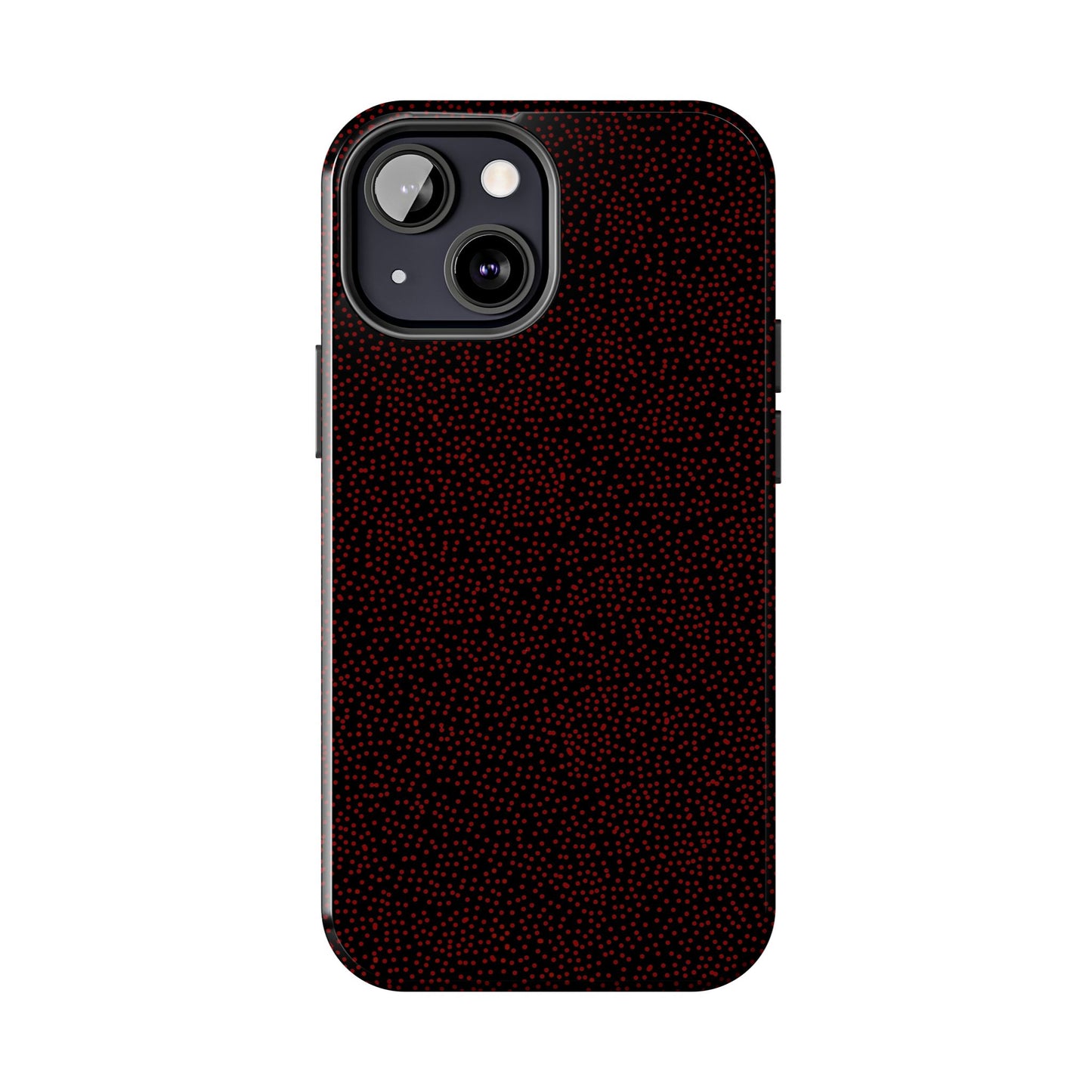 Mini Dot Black / Red Phone Case