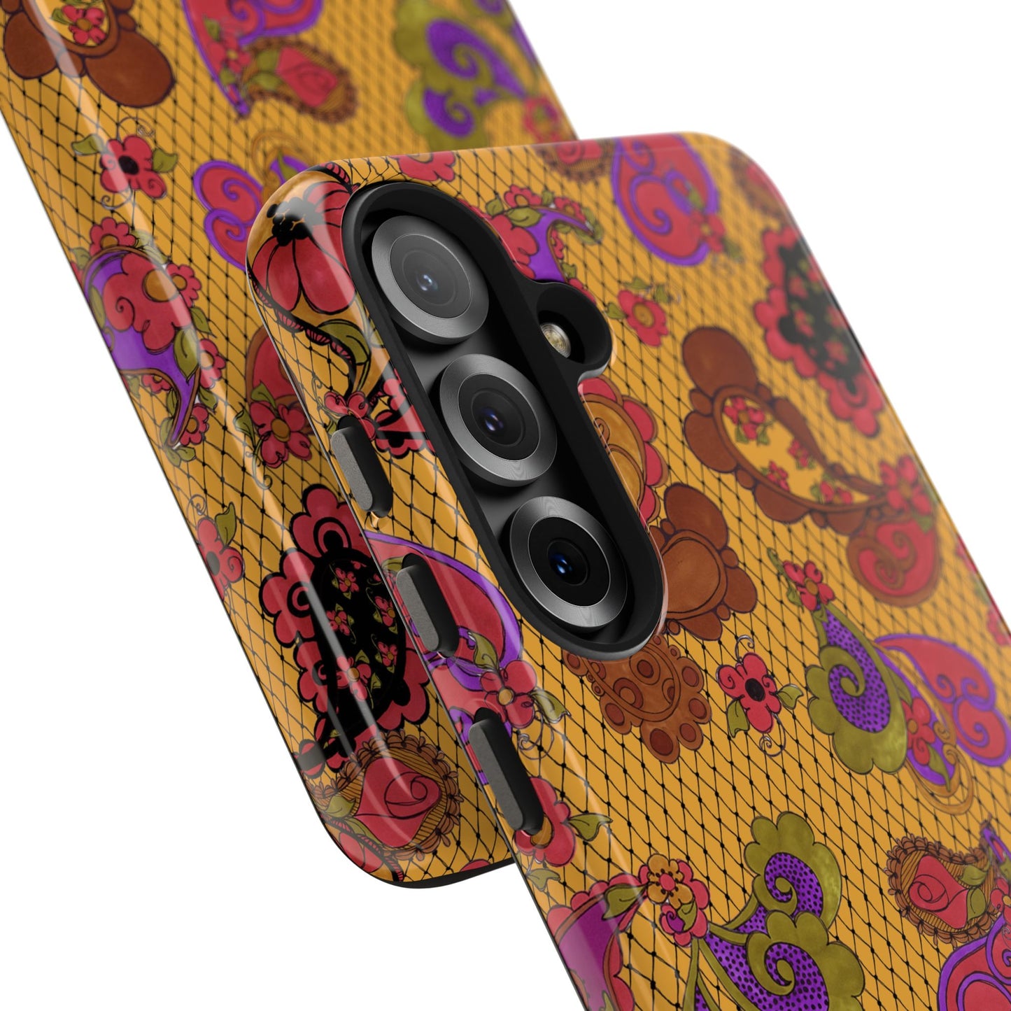 Posie Paisley Gold Phone Case