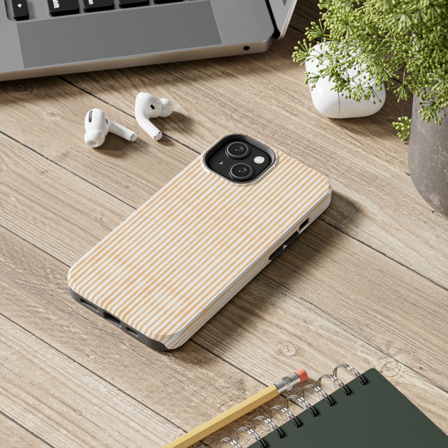 Lazy Stripe Orange Phone Case