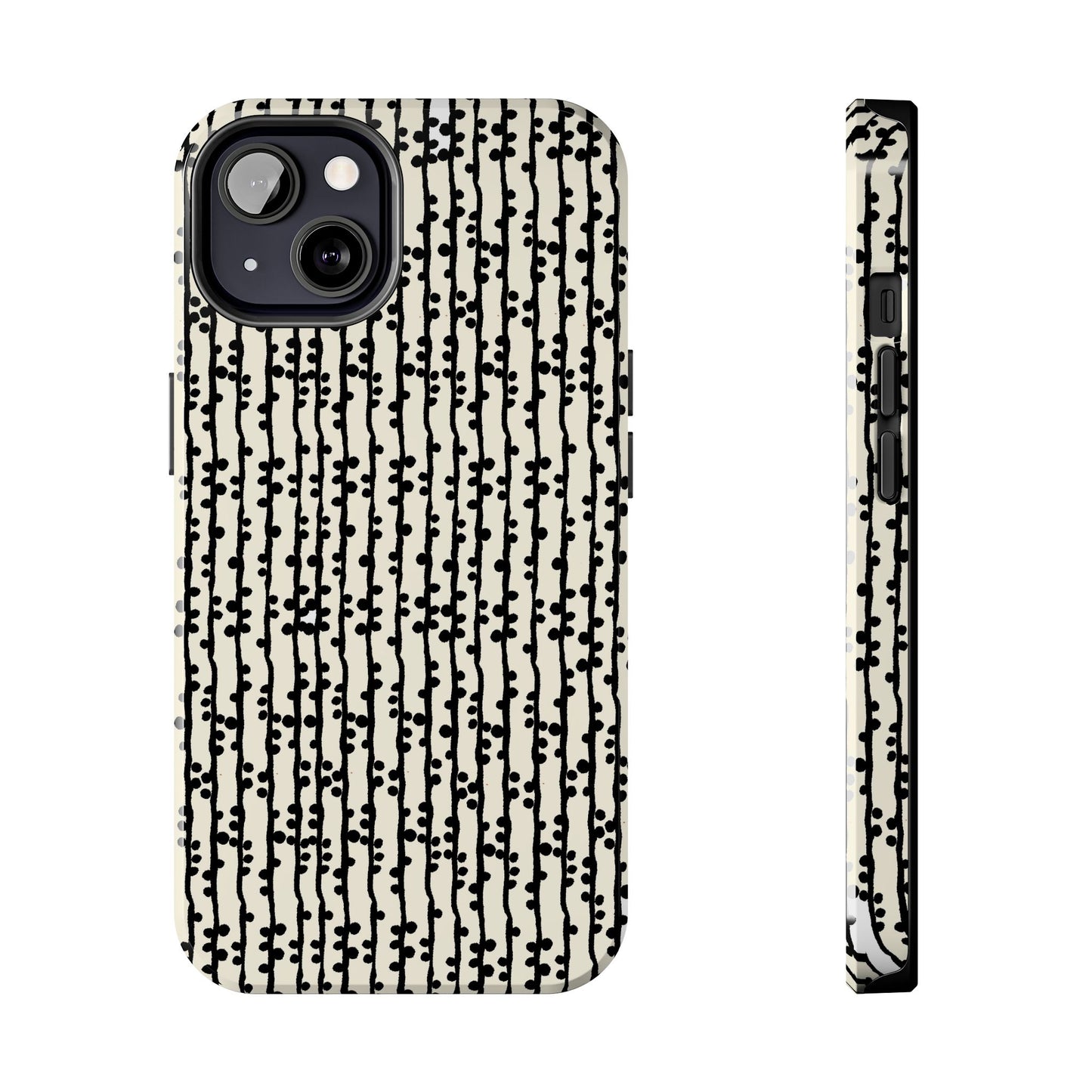 Loopy Stripe Bone Phone Case