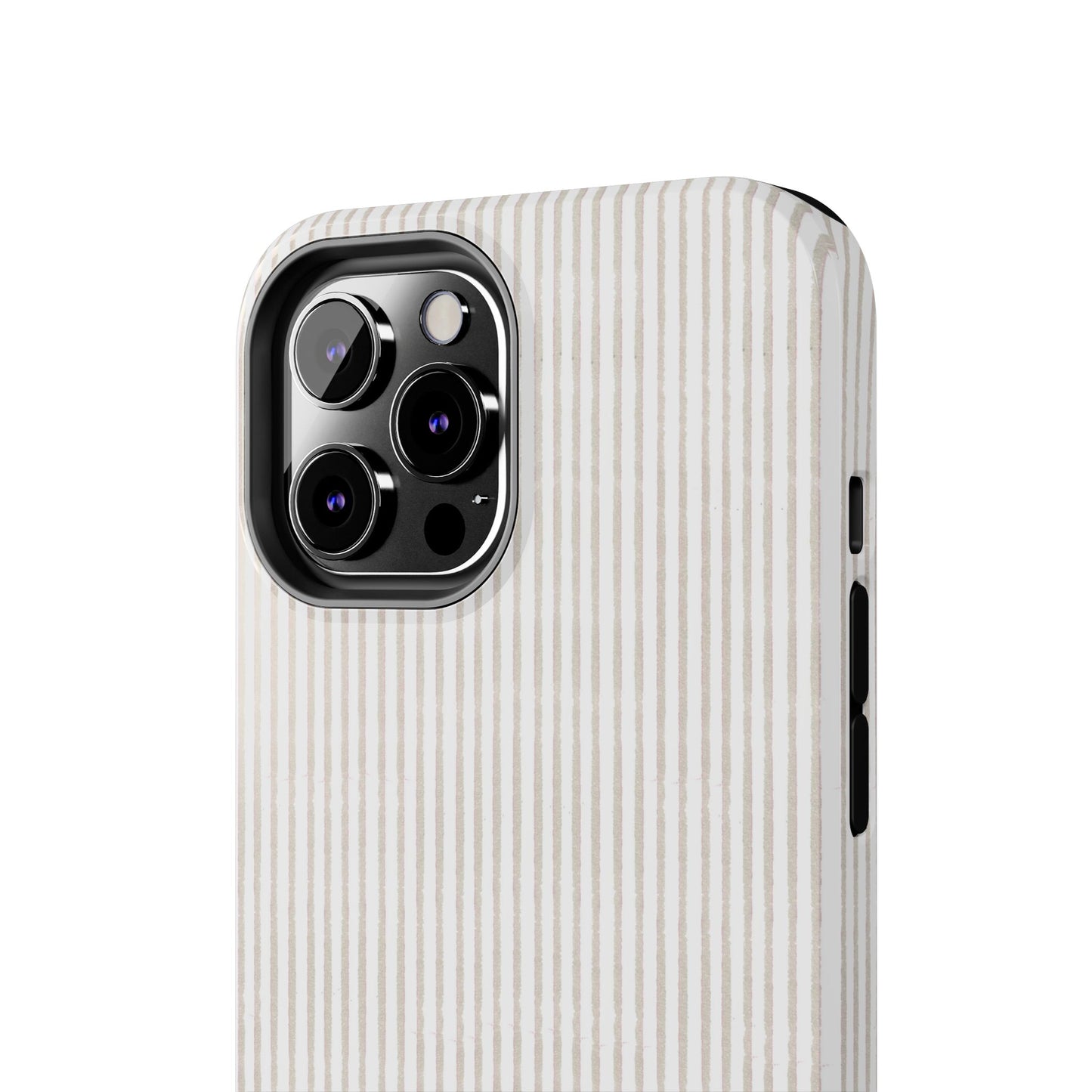 Stripe White / Gray Phone Case