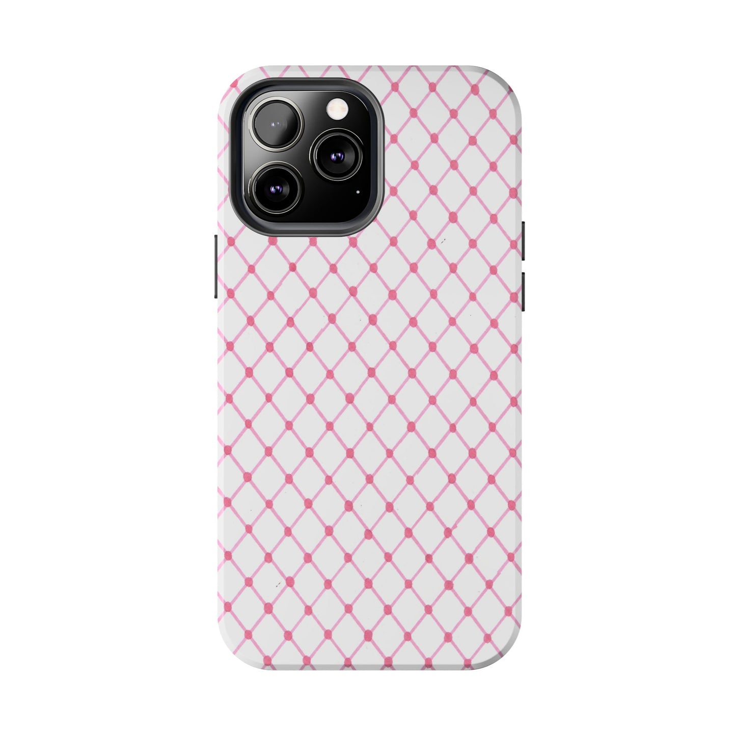 Diamond White / Pink Phone Case