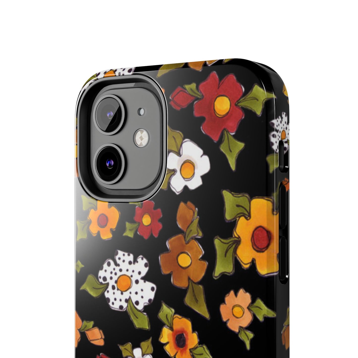 Spice Posie Black Phone Case