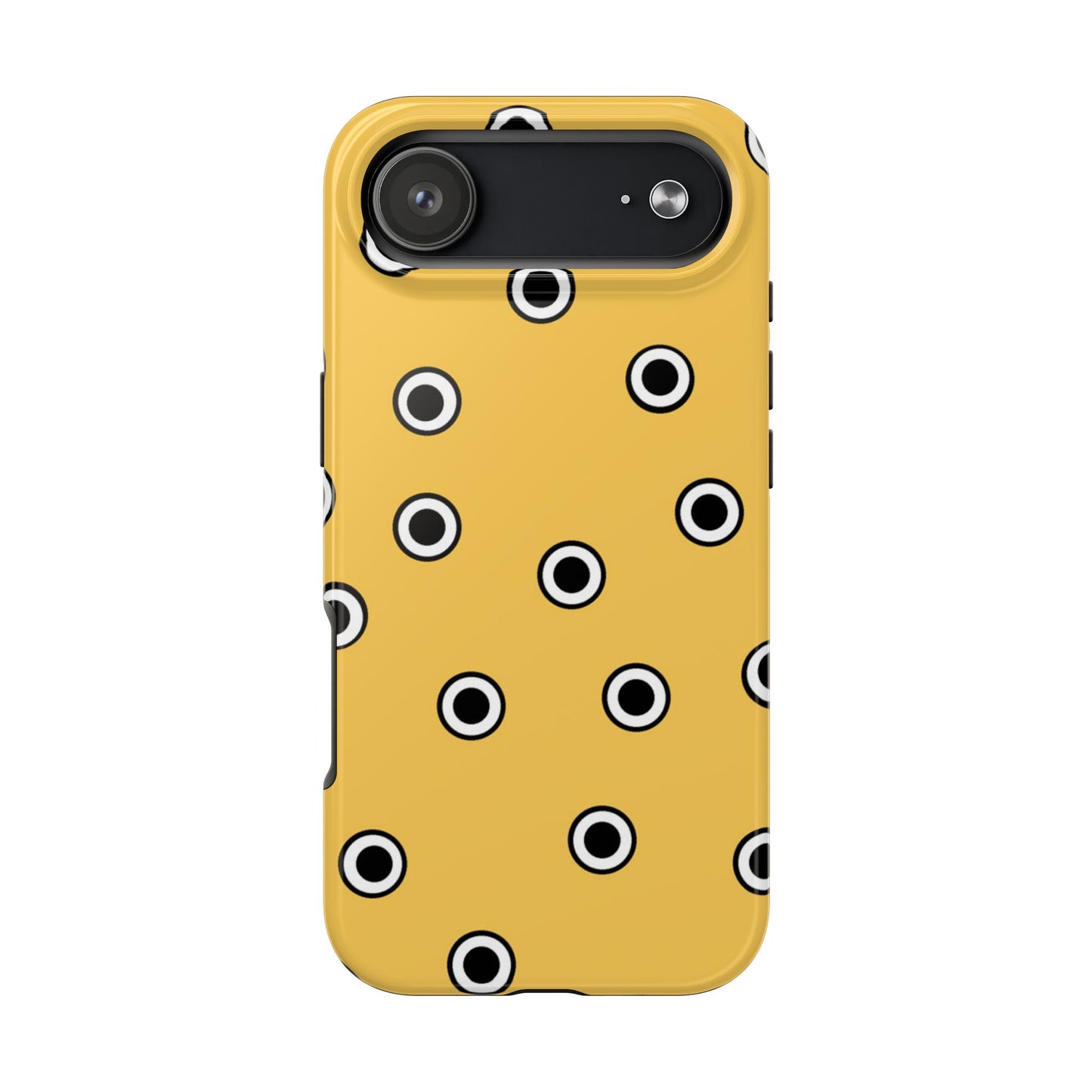 CD Dots Yellow / Black Phone Case