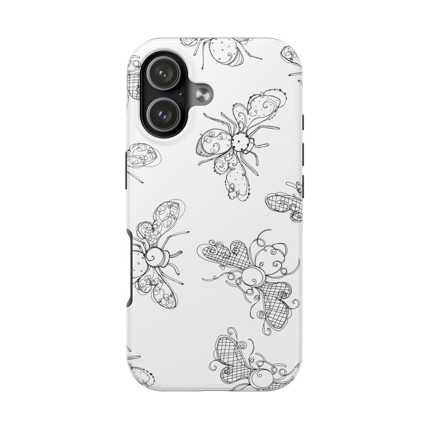 Busy Bees White Phone Case