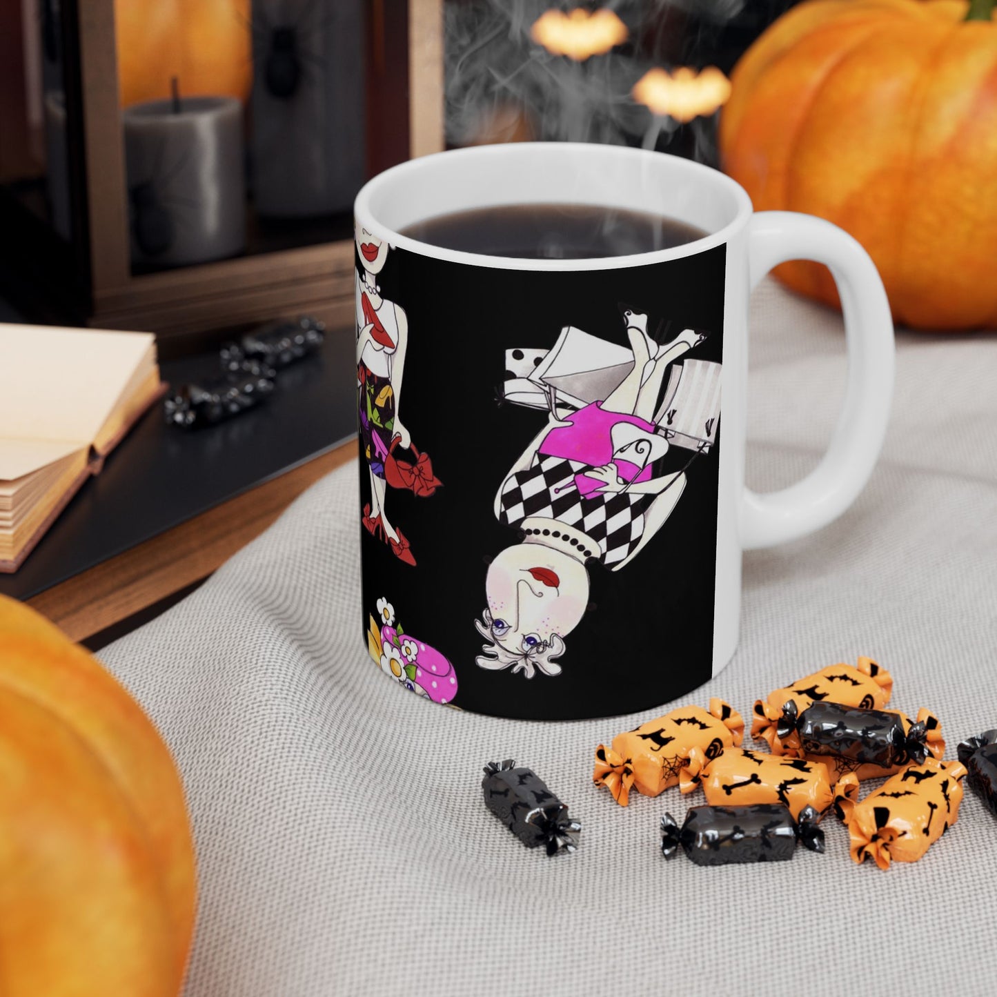 Gone Shopping Tossed Black Cup