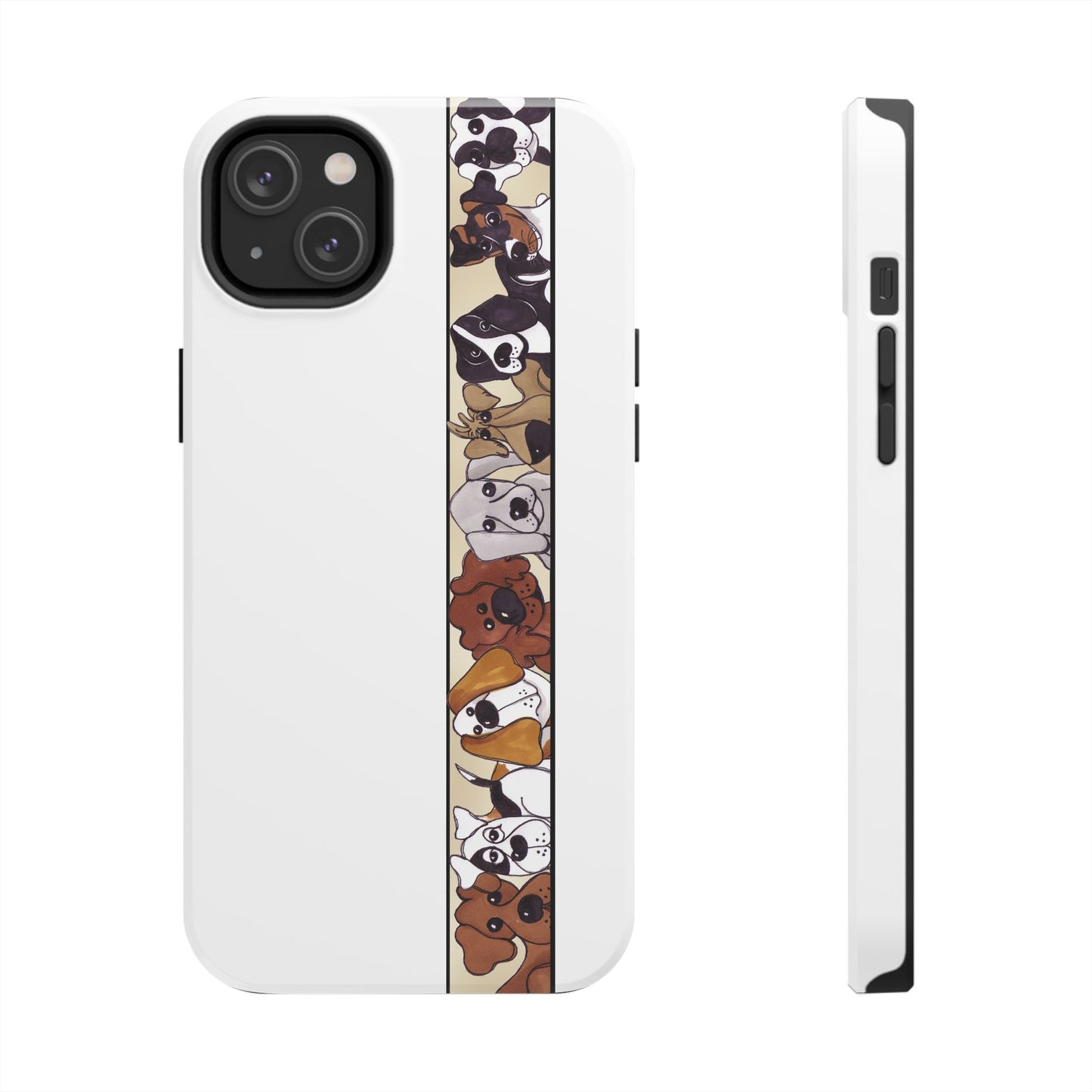Doggie Delight Border Phone Case